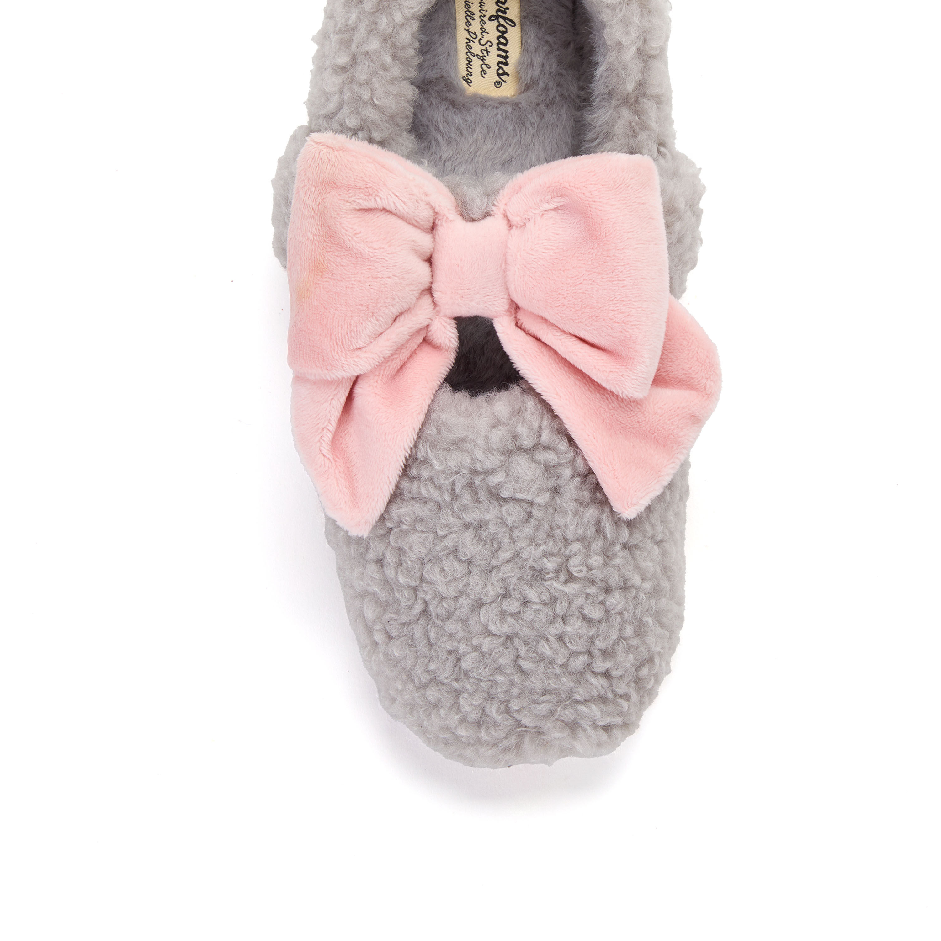 Dearfoams Women's Pennie Maryjane With Bow Slippers