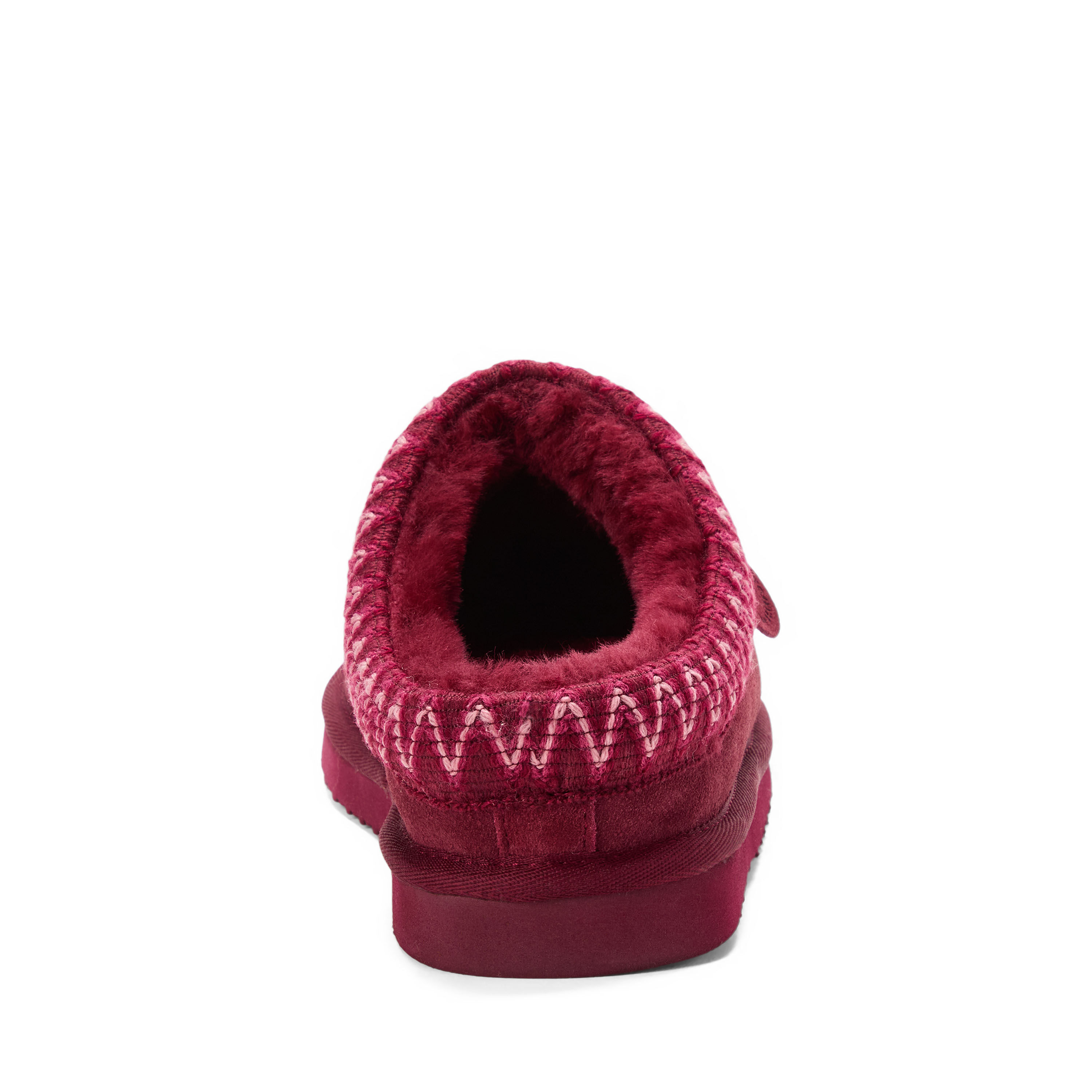 Women's Fireside by Dearfoams Greta Genuine Shearling Clog With Taping