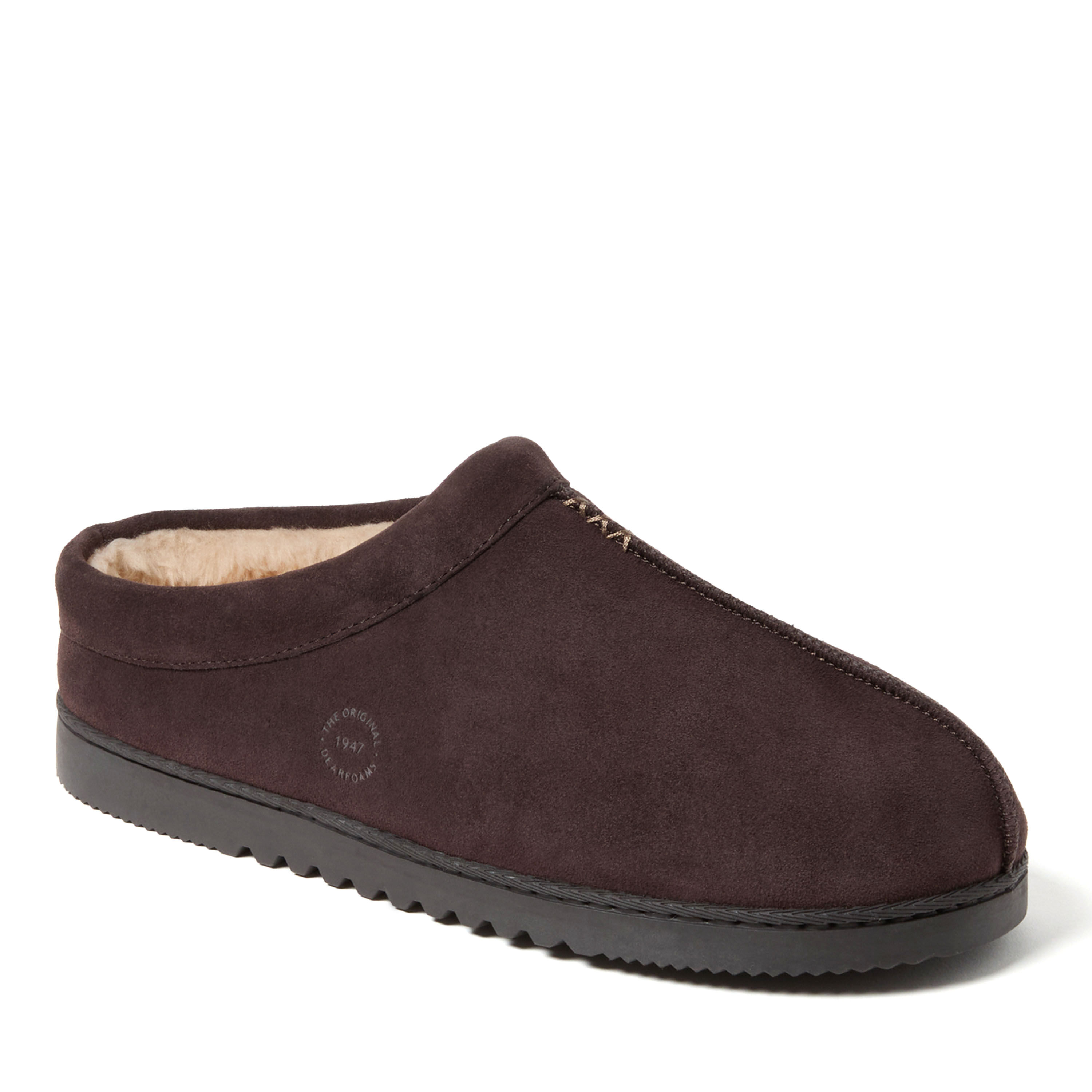 Men's Dean Genuine Suede Clog With Prayer Seam