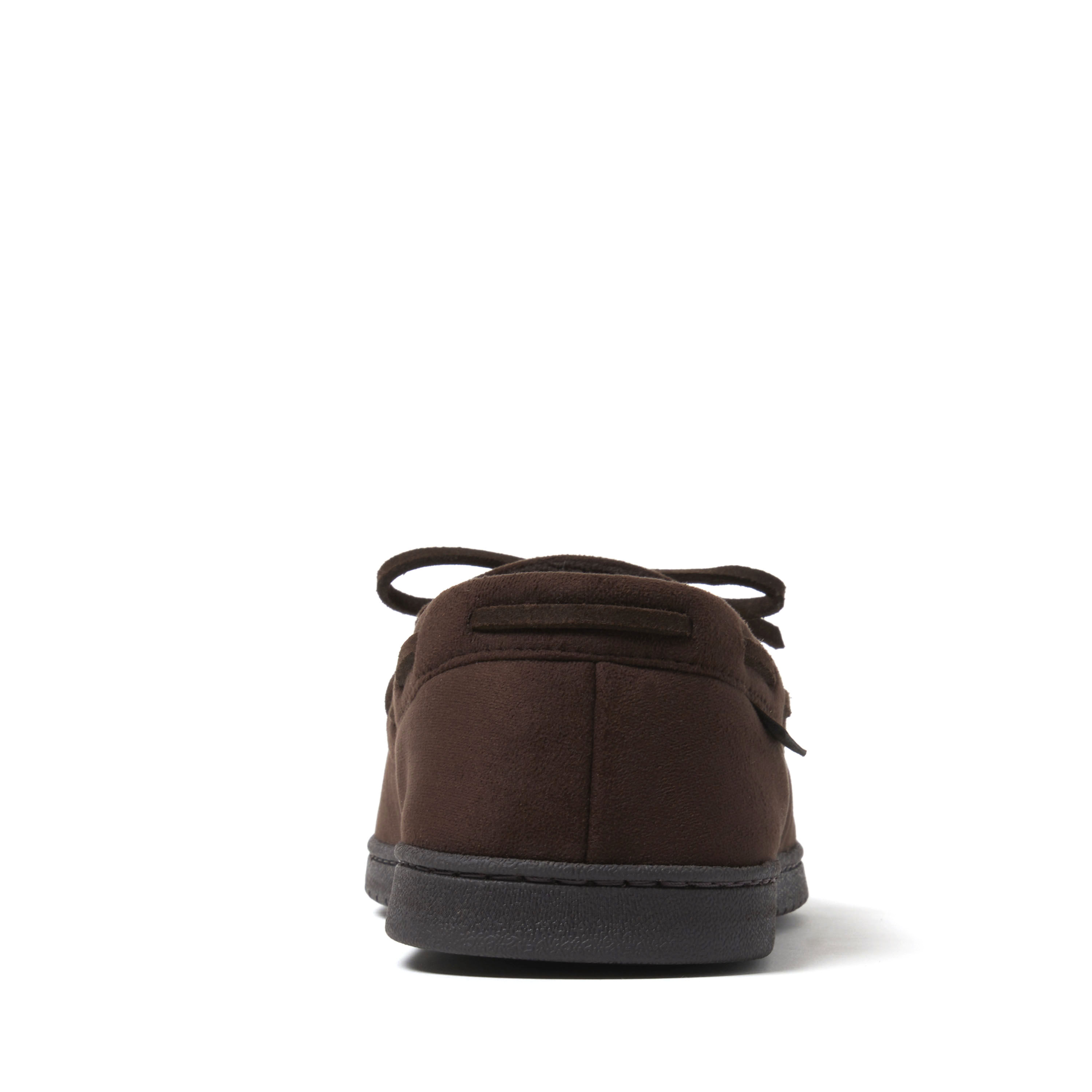 Men's Toby Microsuede Moccasin with Tie and Whipstitch
