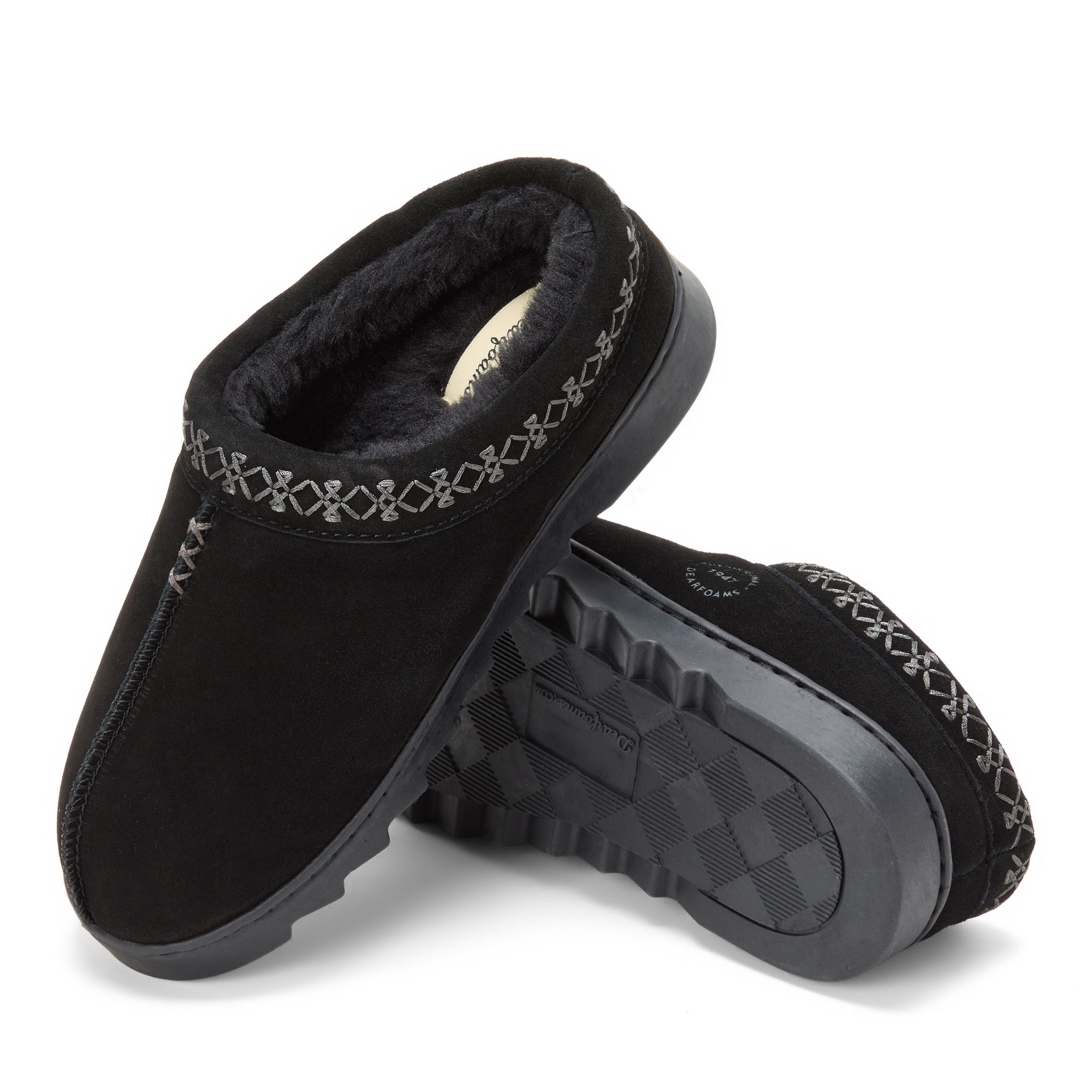 Women's Doreen Genuine Suede Clog with Embroidery