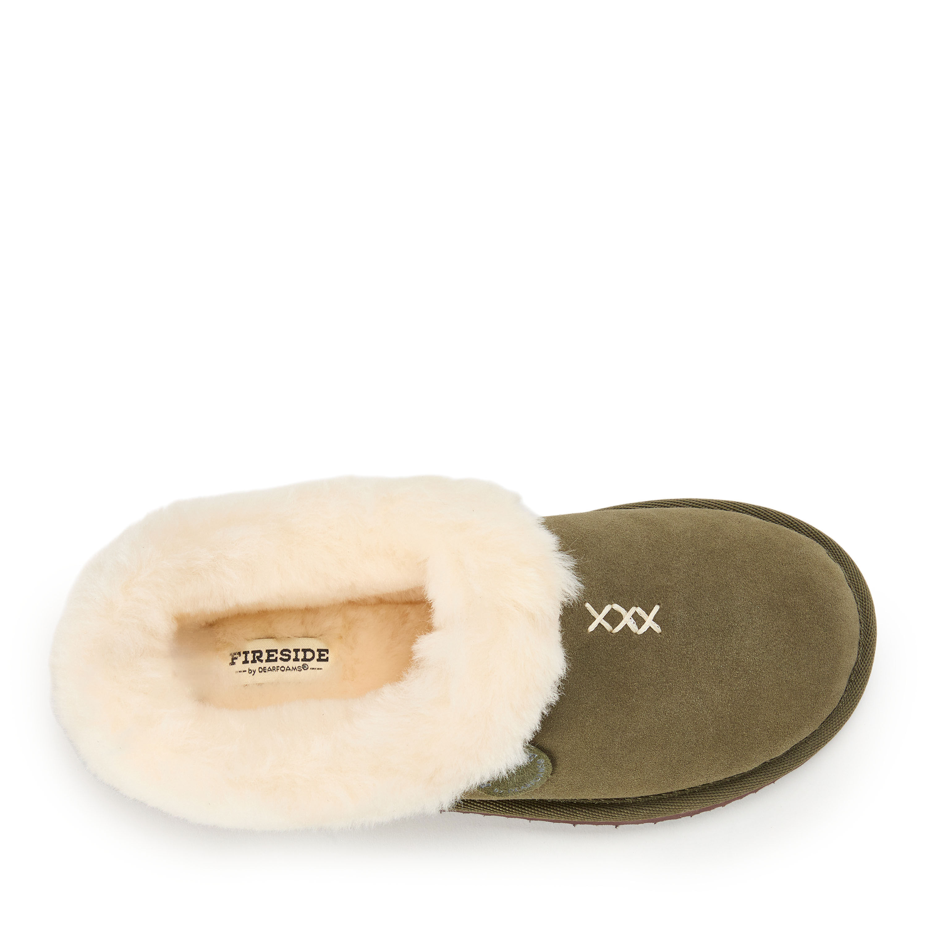 Women's Fireside by Dearfoams Adelaide Genuine Shearling Clog Slipper - Water Resistant