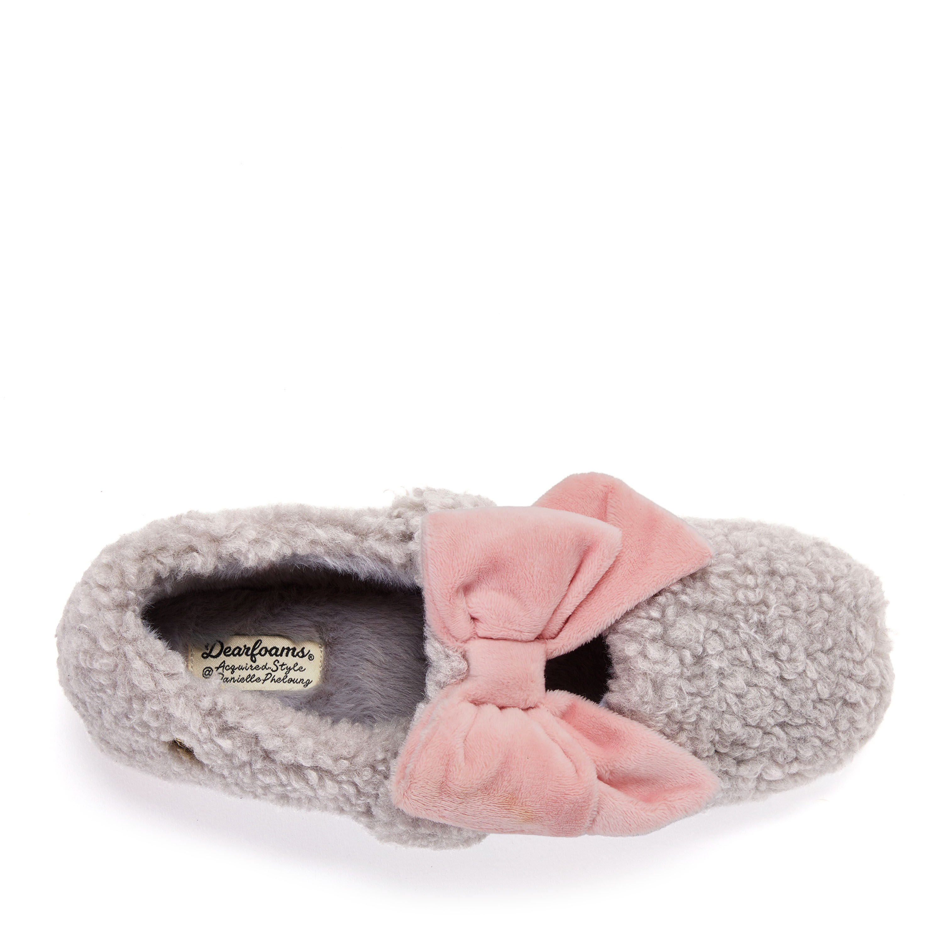 Dearfoams Women's Pennie Maryjane With Bow Slippers
