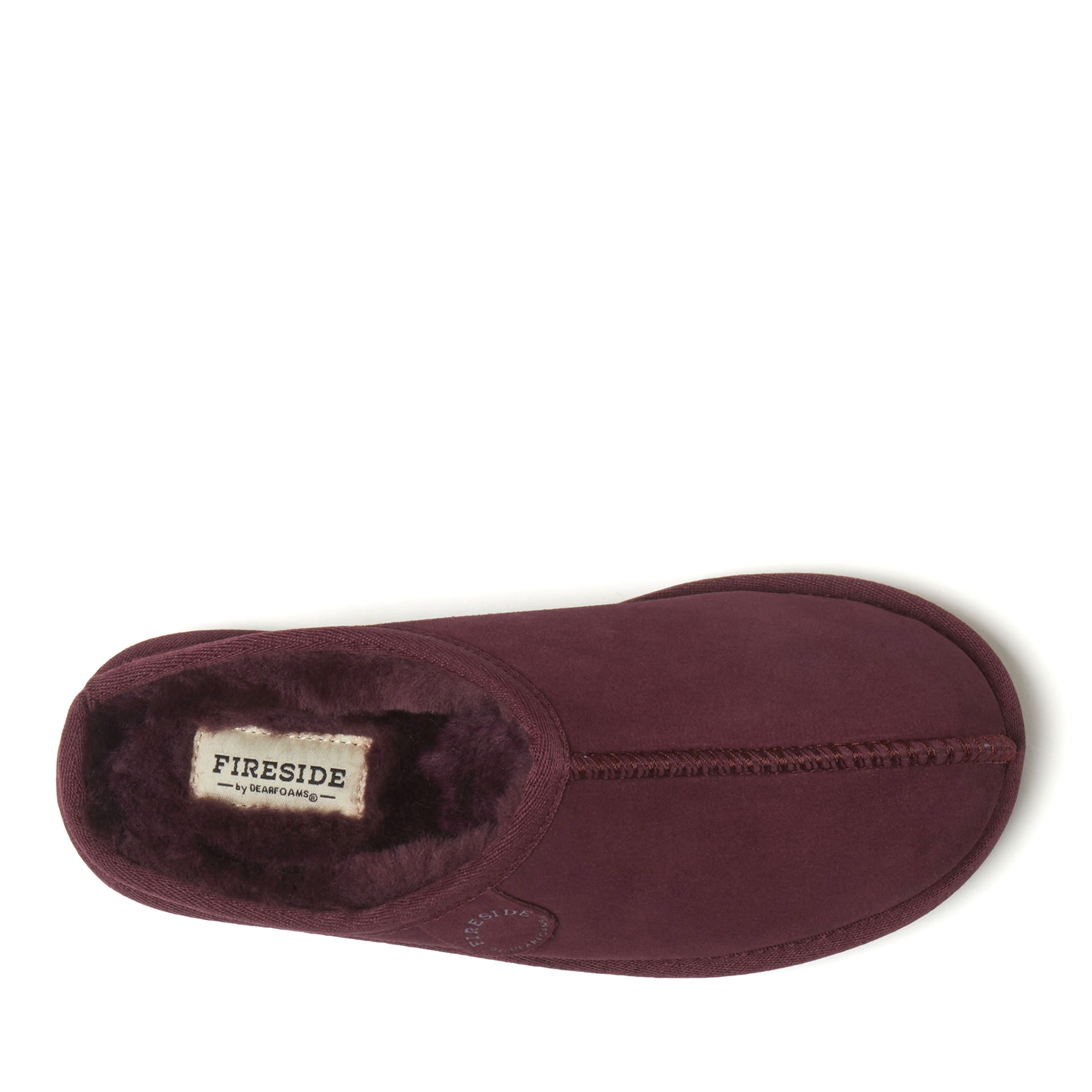 Women's Fireside by Dearfoams Greta Genuine Shearling Clog