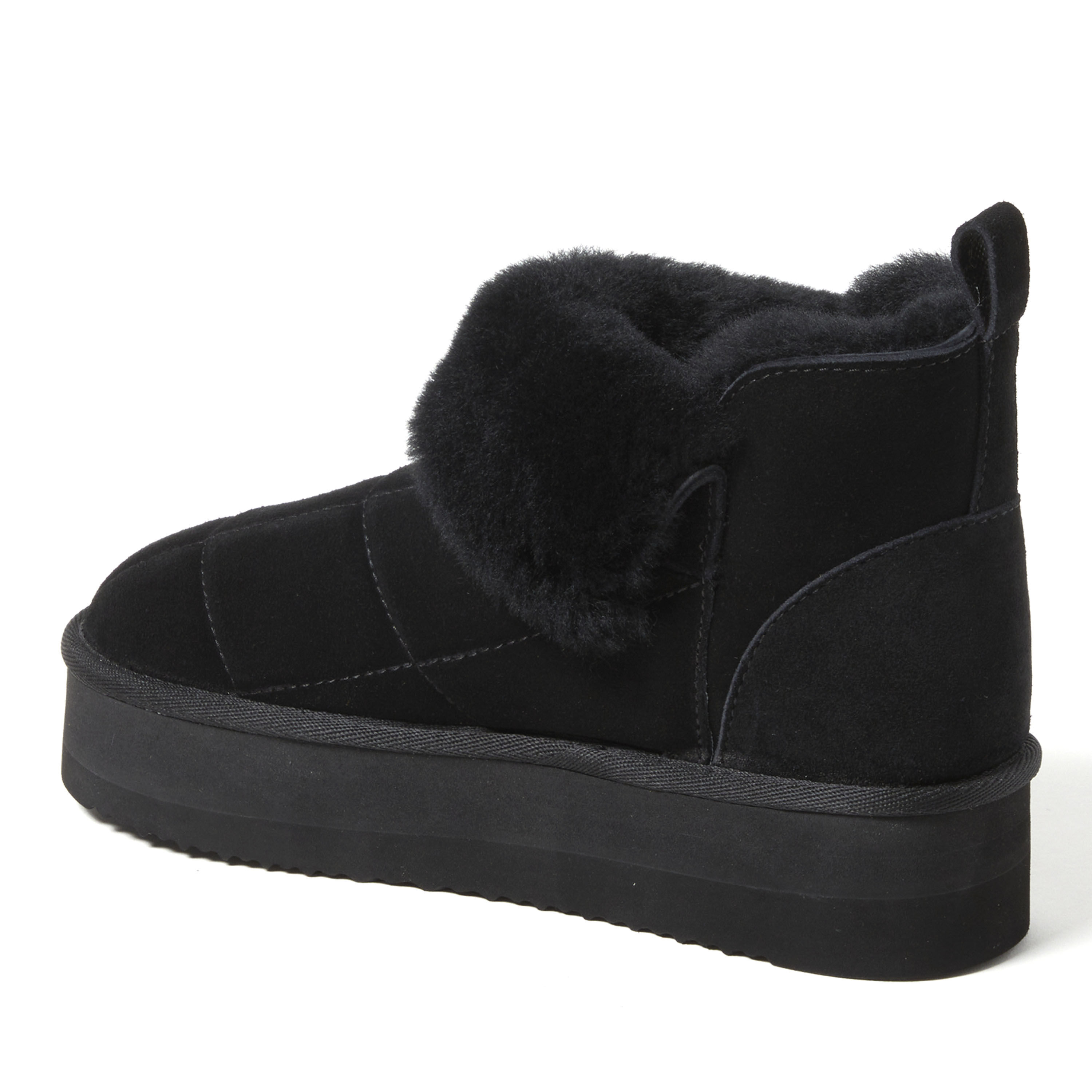 Women's Bayswater Genuine Shearling Quilted Platform Bootie