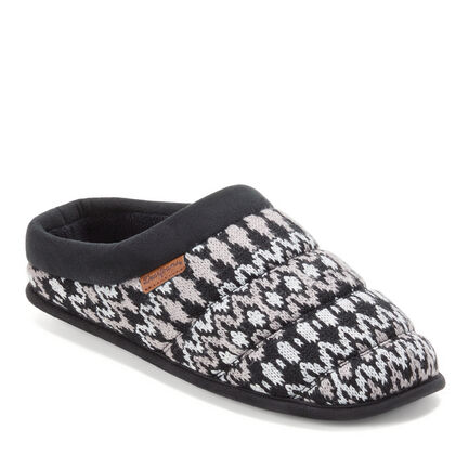 Men's Asher Quilted Marled Knit Clog