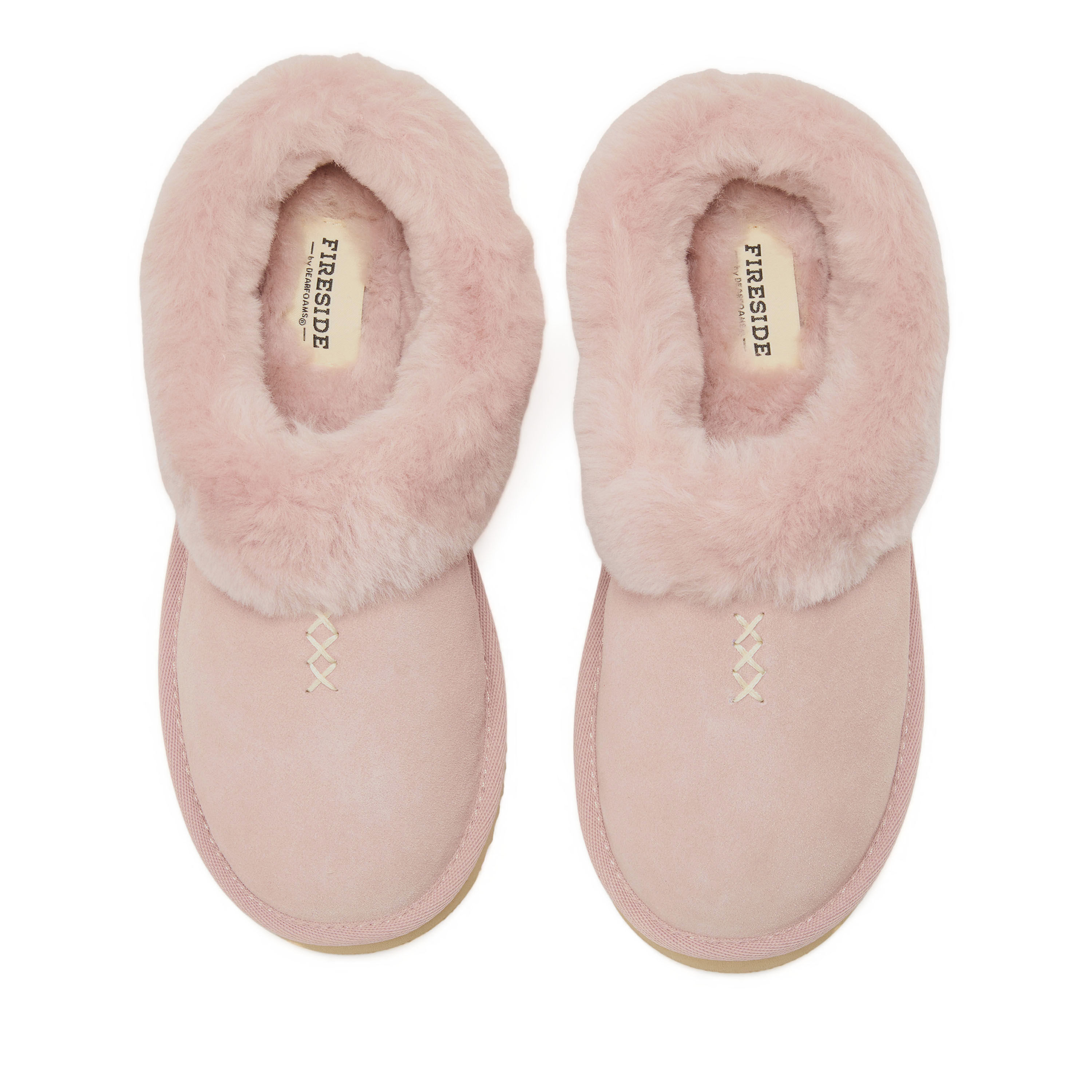 Women's Fireside by Dearfoams Adelaide Genuine Shearling Clog Slipper