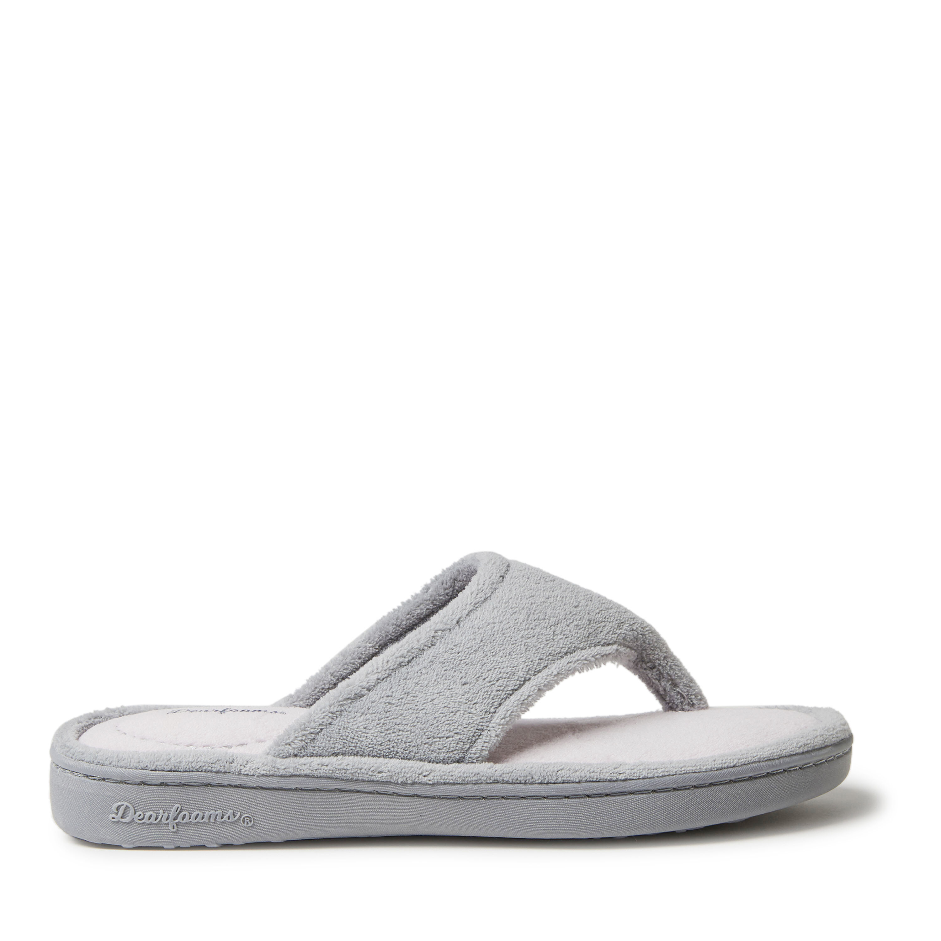 【DEARMINE】T M S Dear Flip Flops Women's Melanie Colorblocked Microfiber Terry Thong
