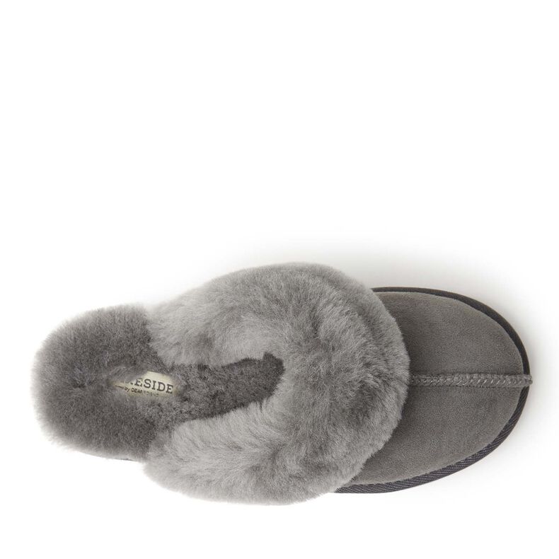 Women's Fireside by Dearfoams Sydney Water Resistant Genuine Shearling Scuff Slipper