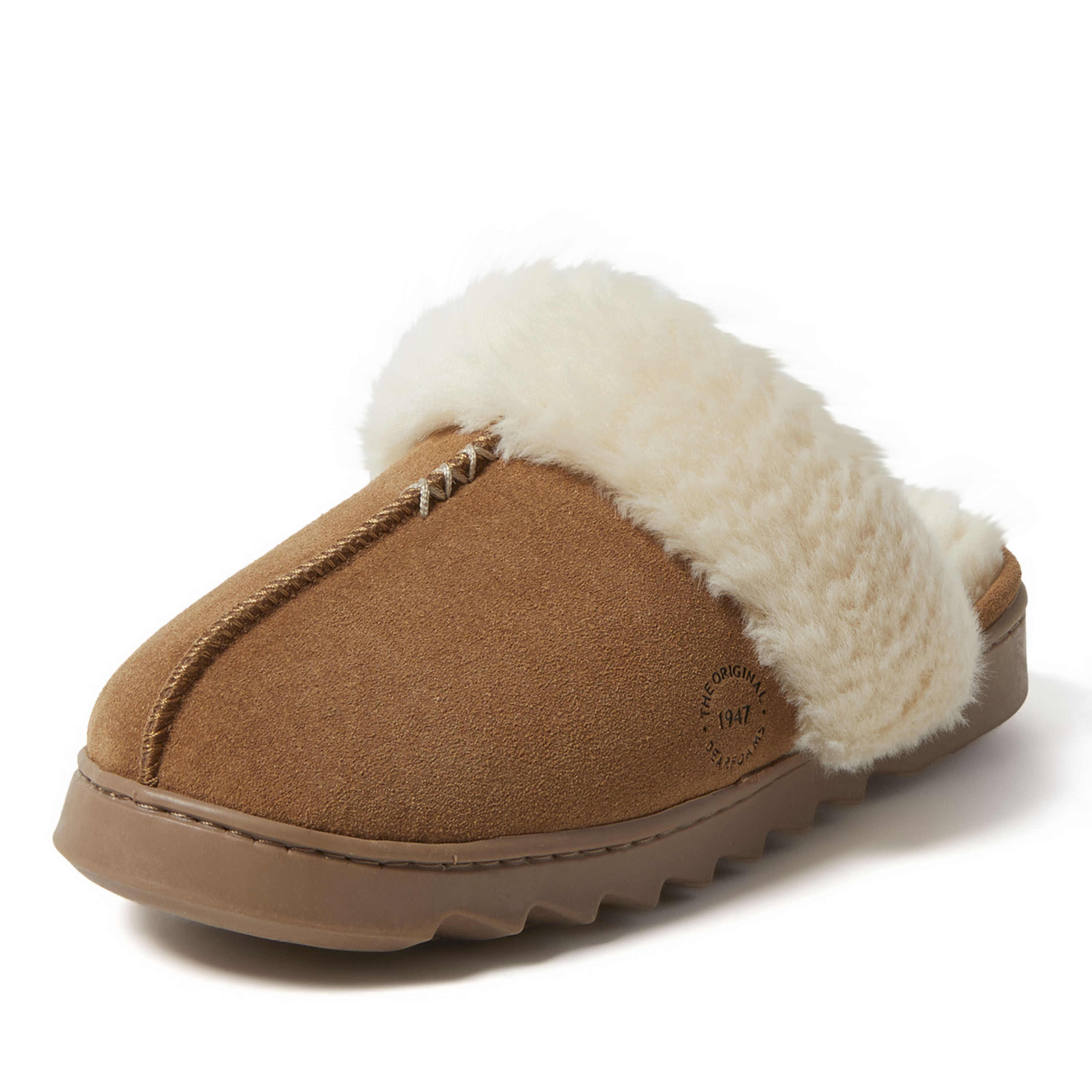 Women's Helena Genuine Suede Scuff With Prayer Seam