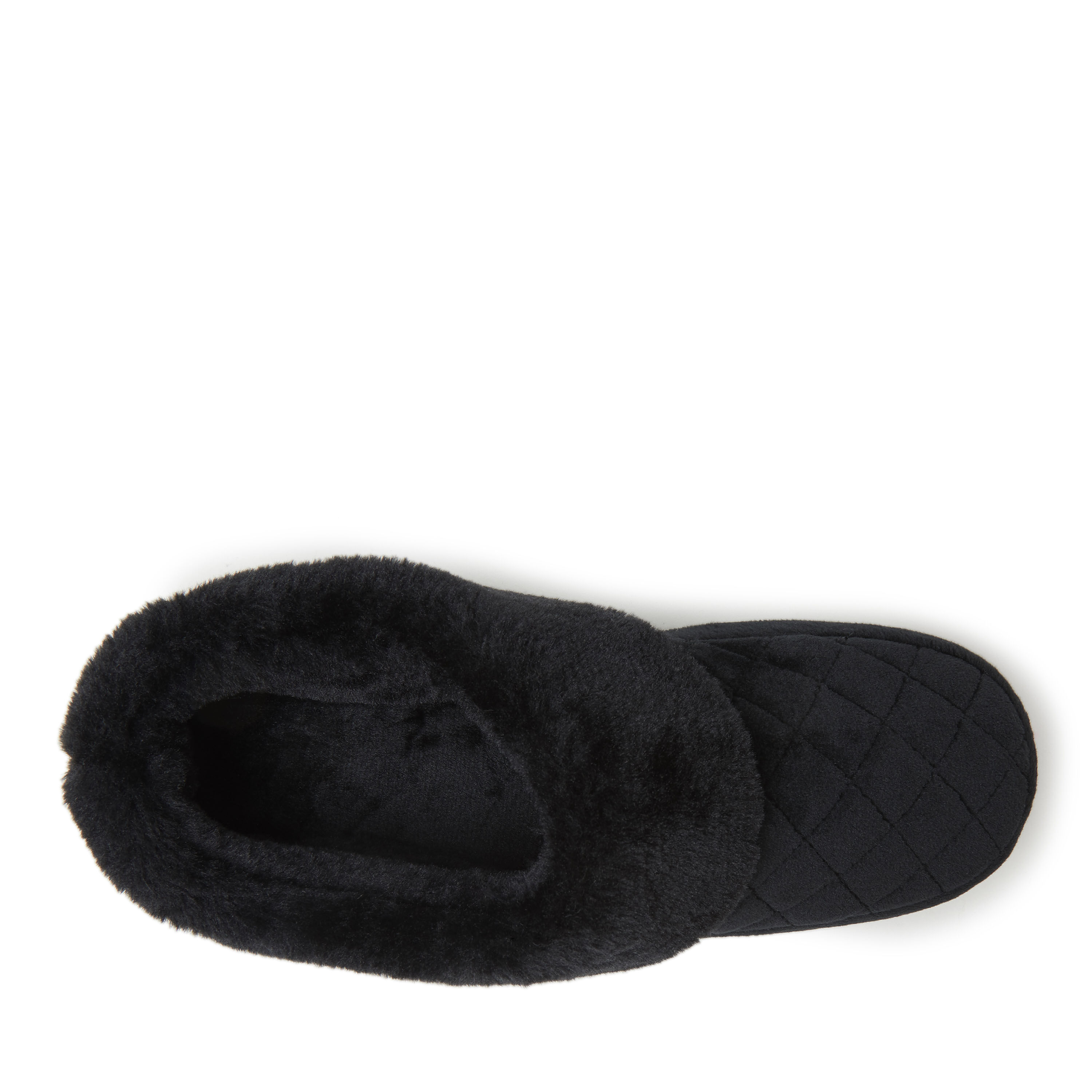 Dearfoams women's quilted cheap velour clog slippers