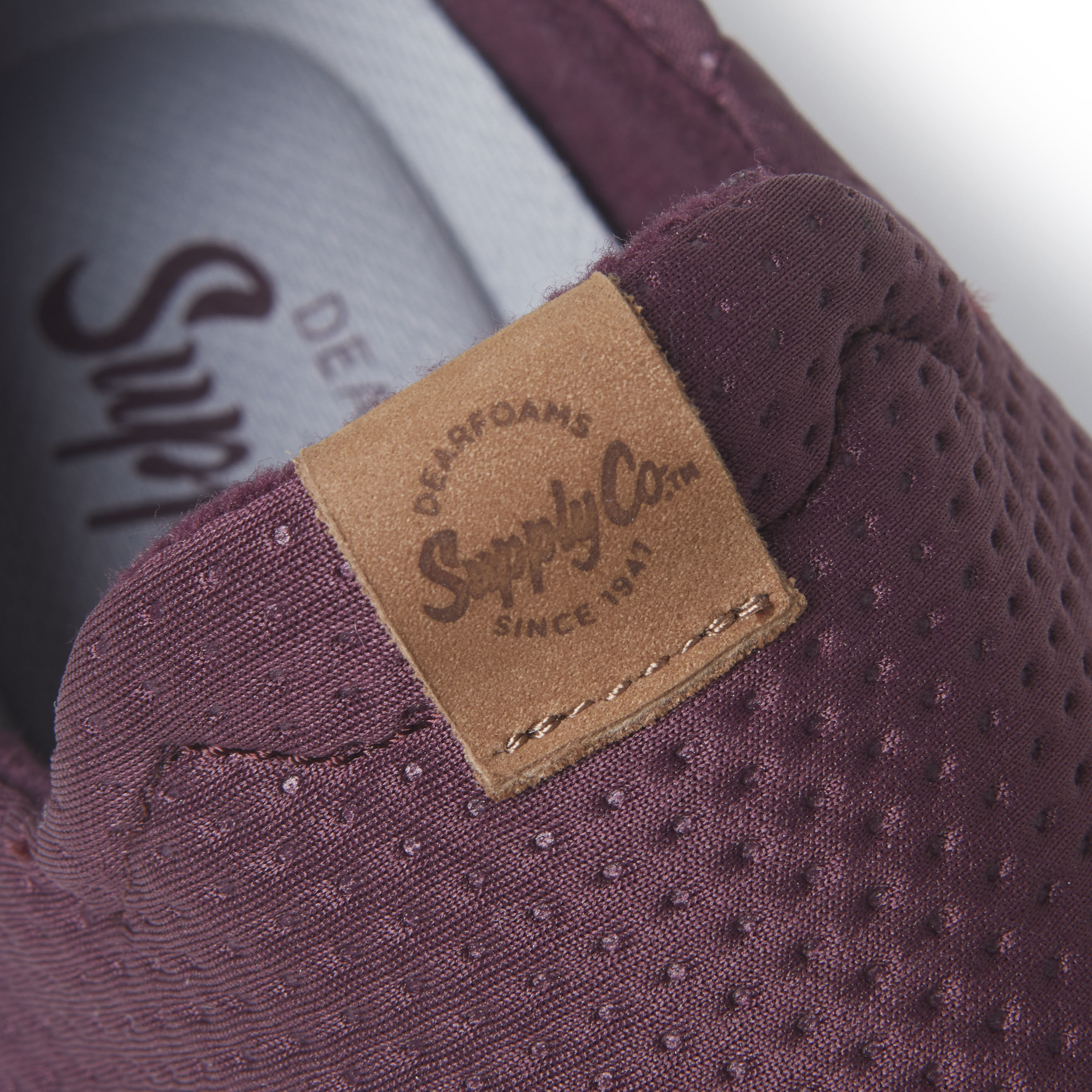 Dearfoams Supply Co. Women's Taylor Microwool & Spandex Closed Back