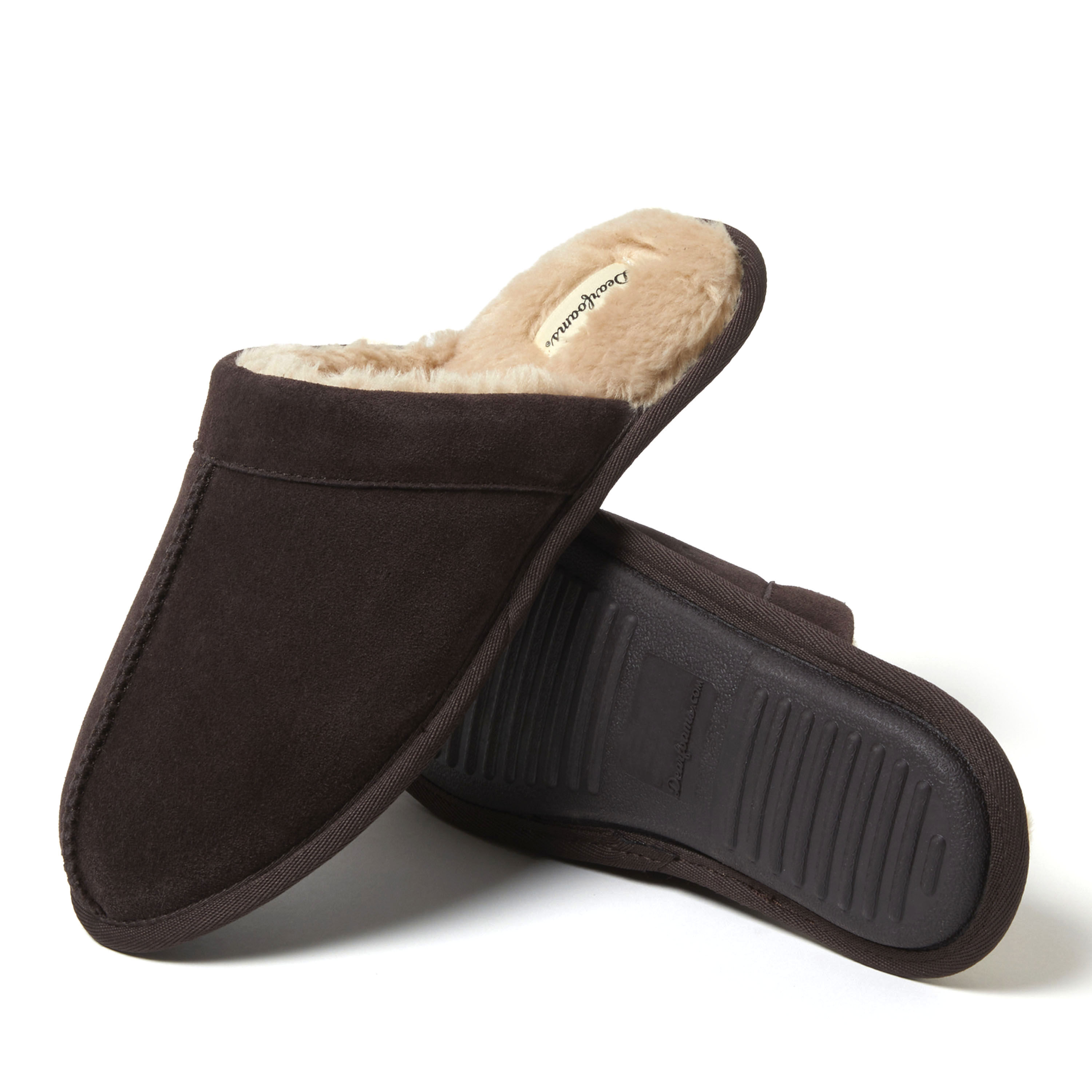 Men's Kirk Genuine Suede Scuff With Prayer Seam