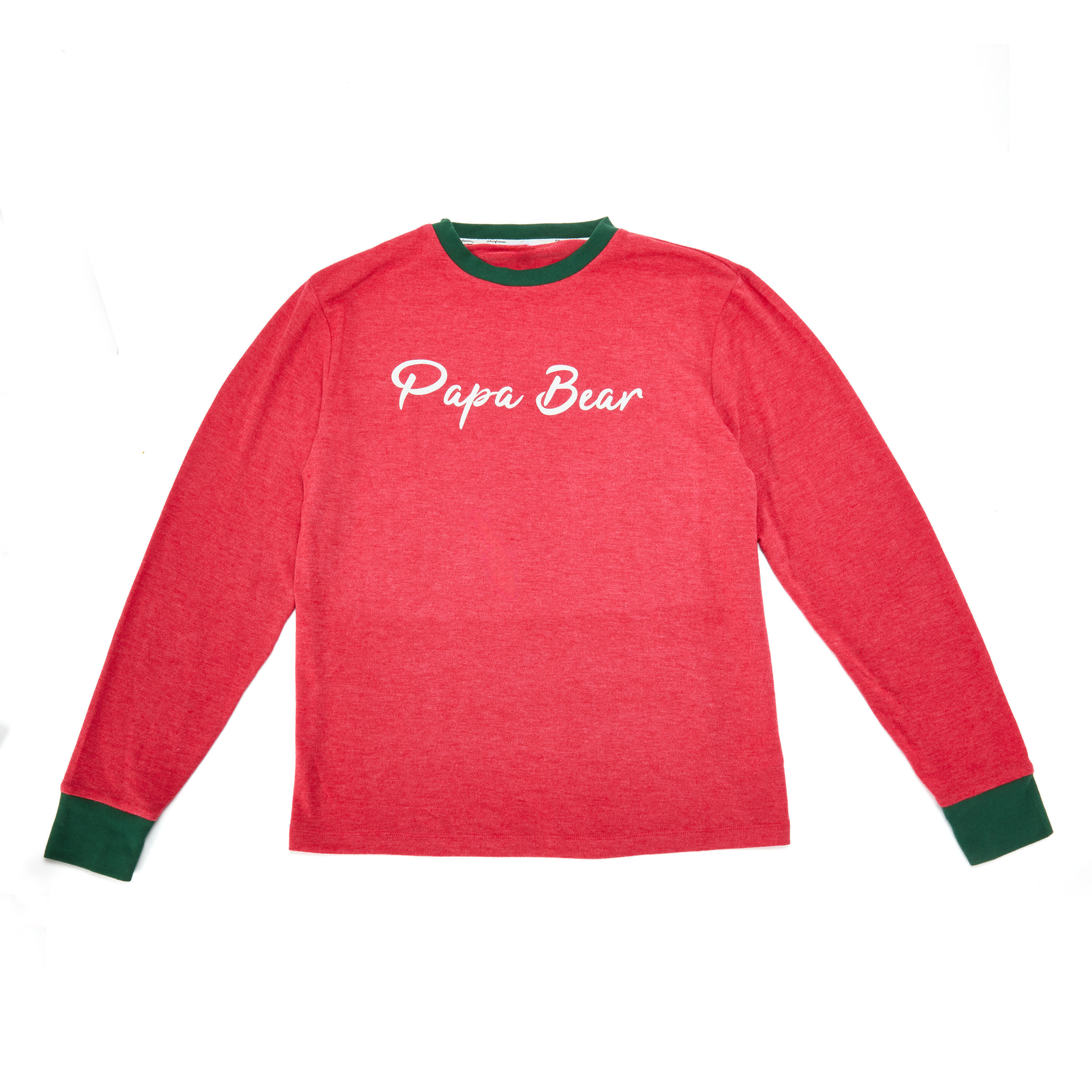 Papa Bear Holiday Pajama & Slippers Set