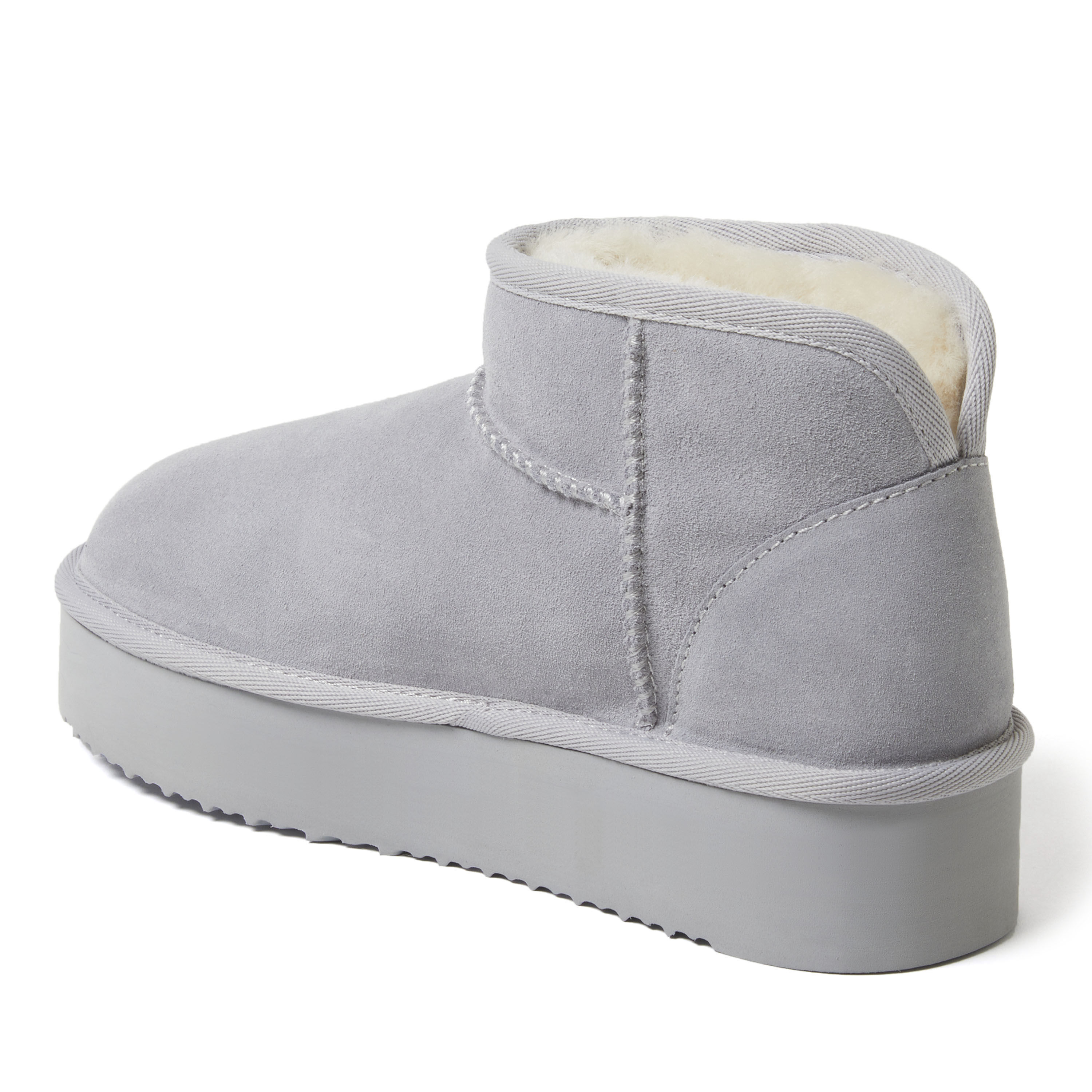 Women's Fireside by Dearfoams Kingston Genuine Shearling Platform Bootie