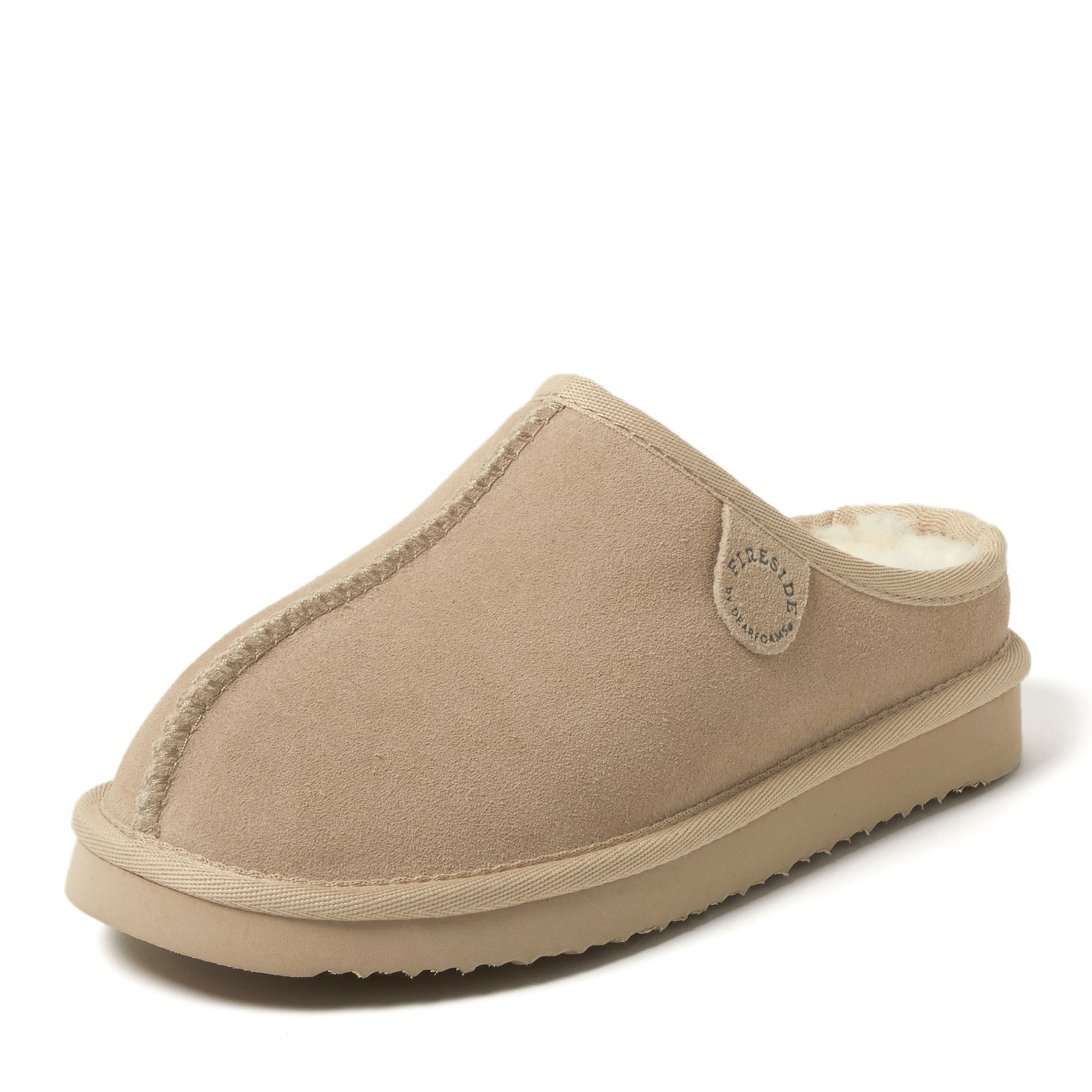 Women's Fireside by Dearfoams Greta Genuine Shearling Clog - Water Resistant