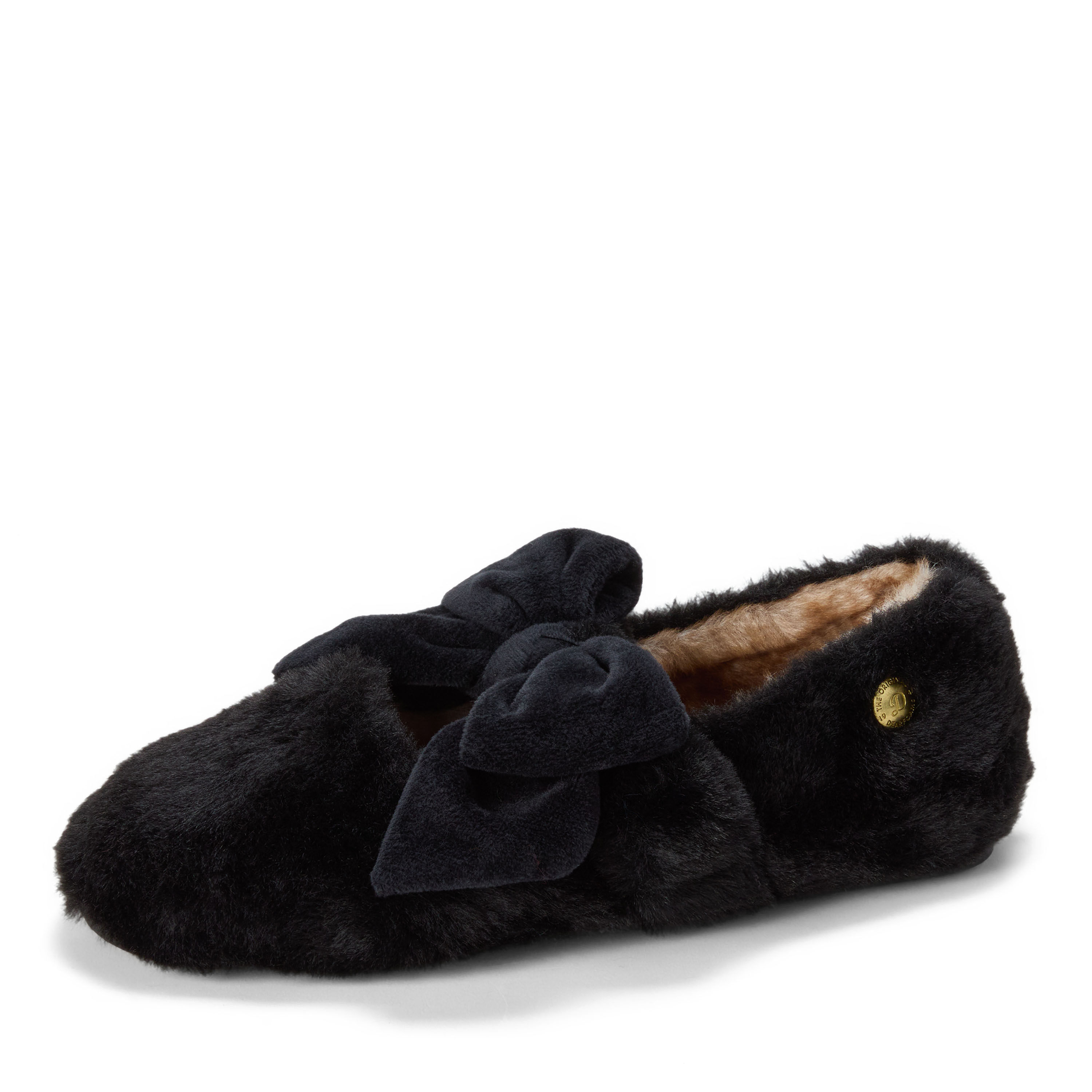 Dearfoams Women's Pennie Maryjane With Bow Slippers