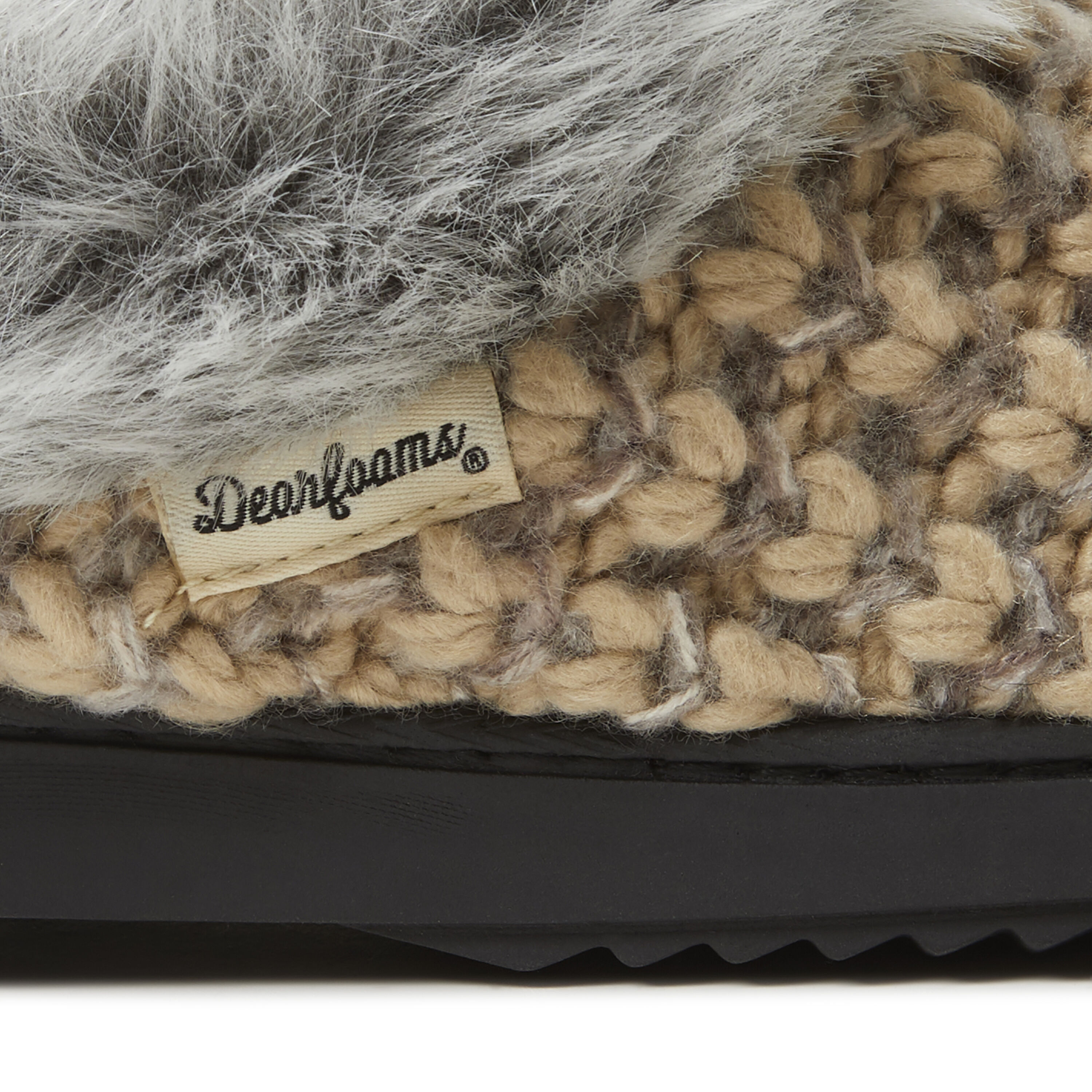 Women's Hannah Textured Knit Clog Slipper