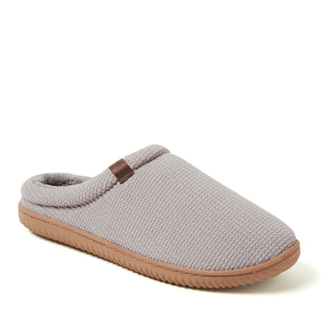 Men's Memory Foam Moccasin Slippers - Cozy Microfiber With TPR Outsole For Indoor/Outdoor