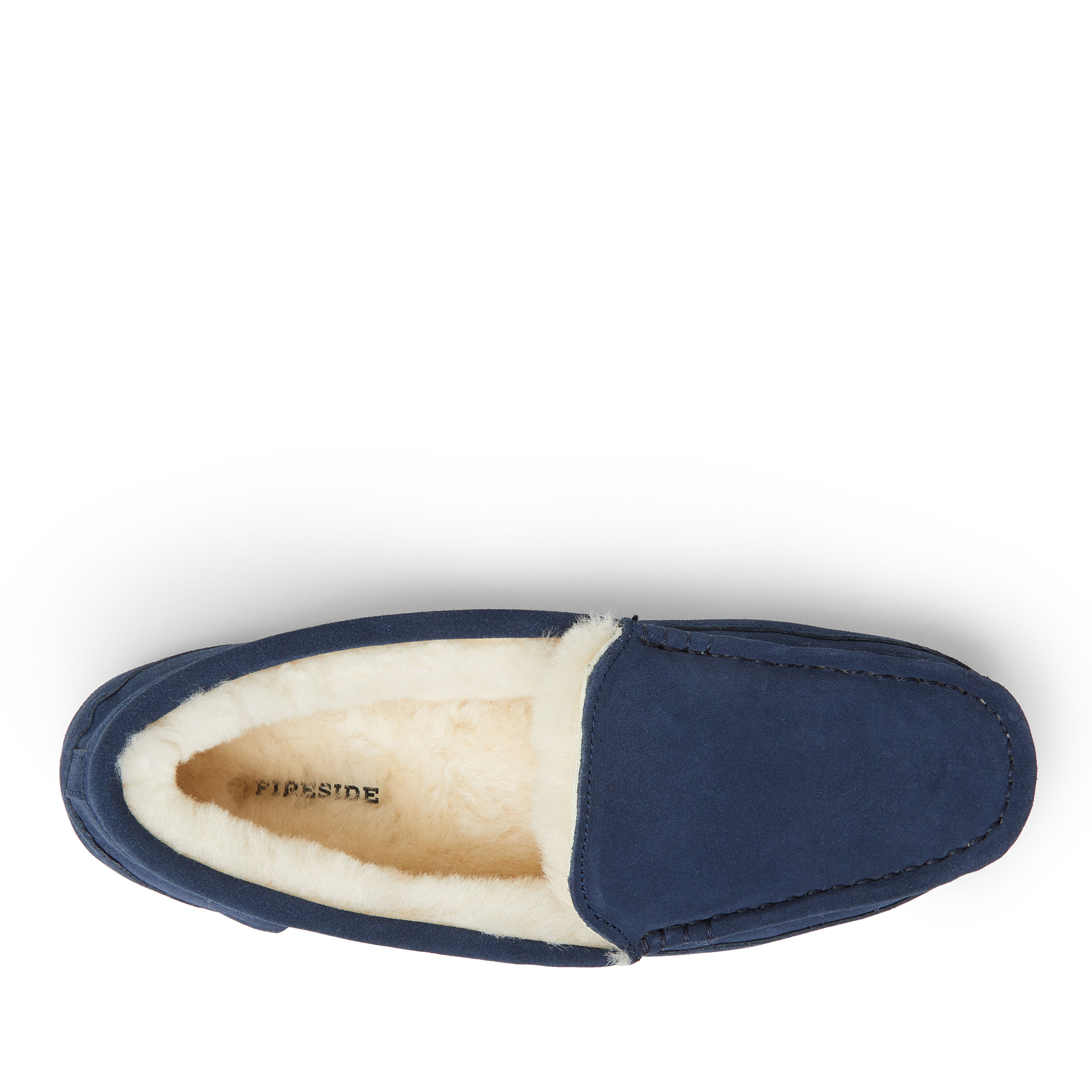 Dearfoams fireside melbourne genuine shearling lined moccasin slipper online