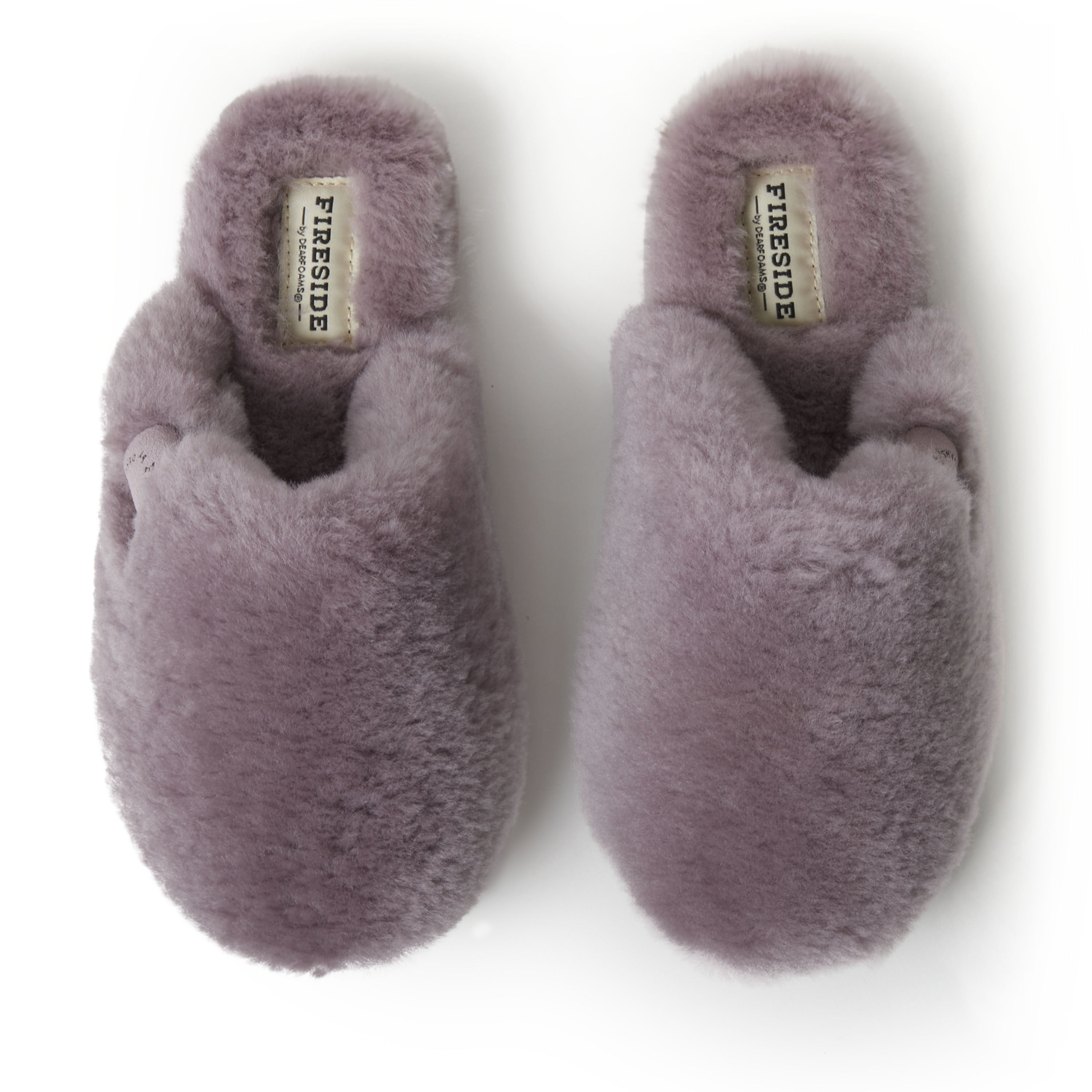 Women's  Fireside By Dearfoams Shelly Beach Genuine Shearling Scuff