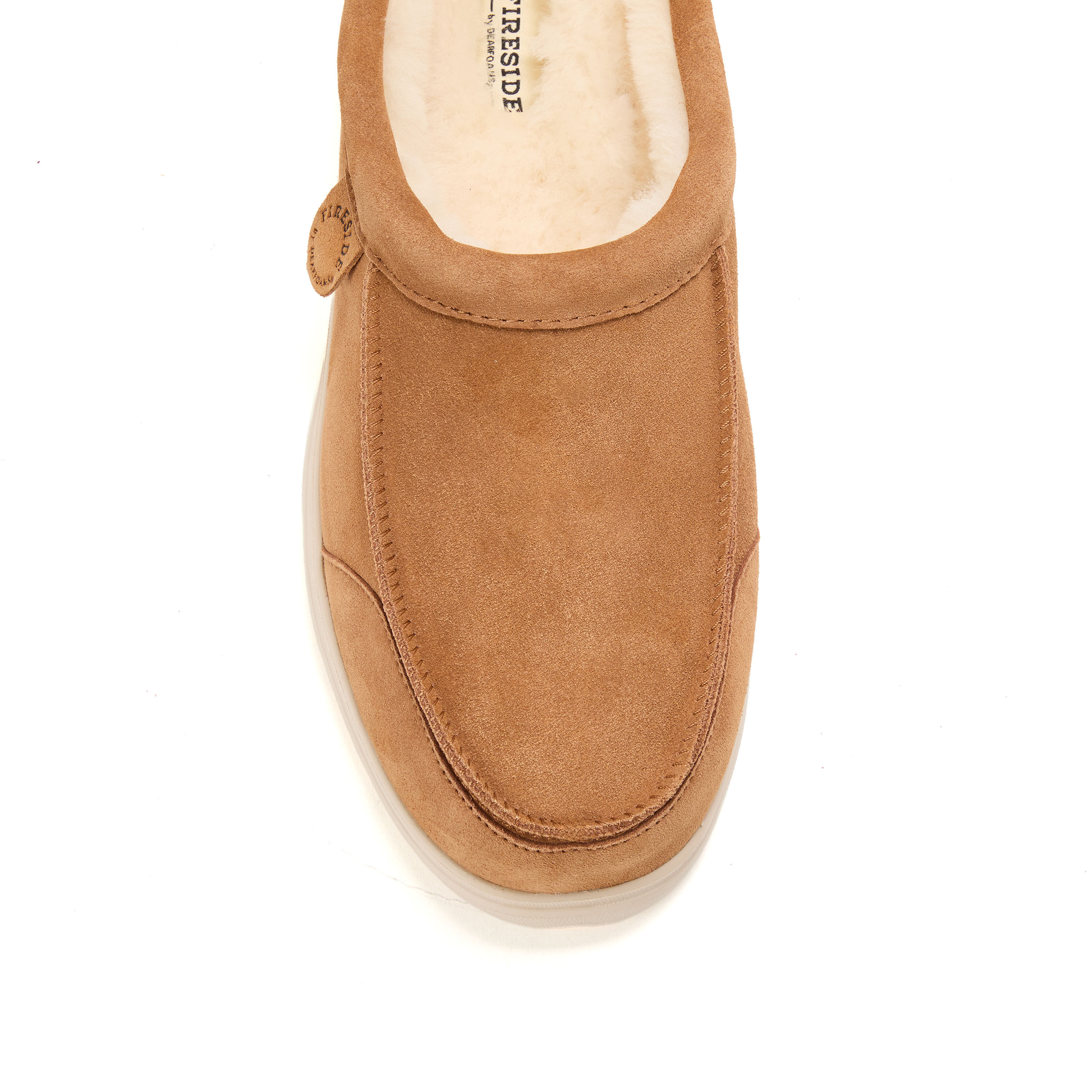 Men's Fireside by Dearfoams Lithgow Genuine Shearling Clog