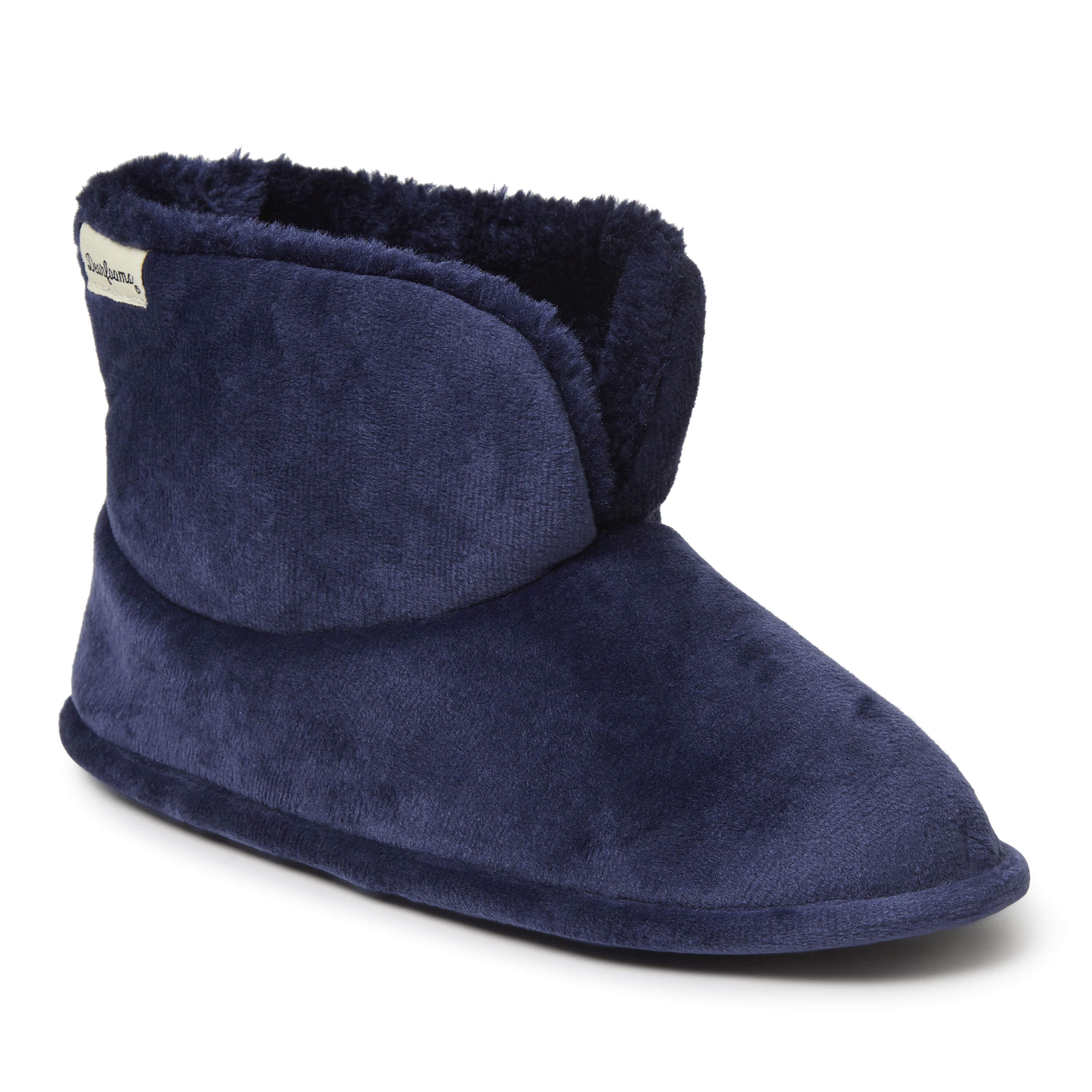 Dearfoam velour bootie slippers deals