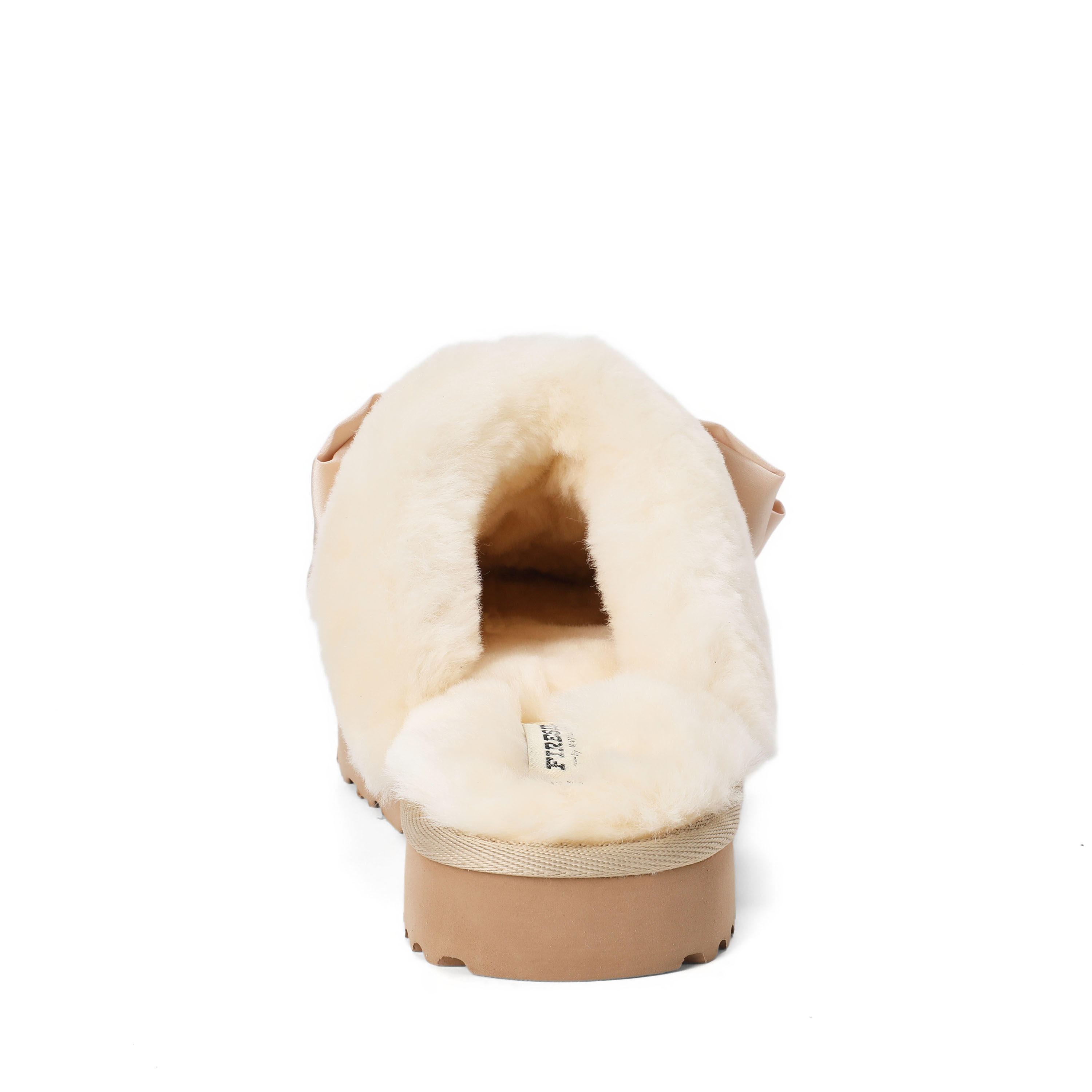 Women's Sydney Dream Bow Genuine Shearling Scuff