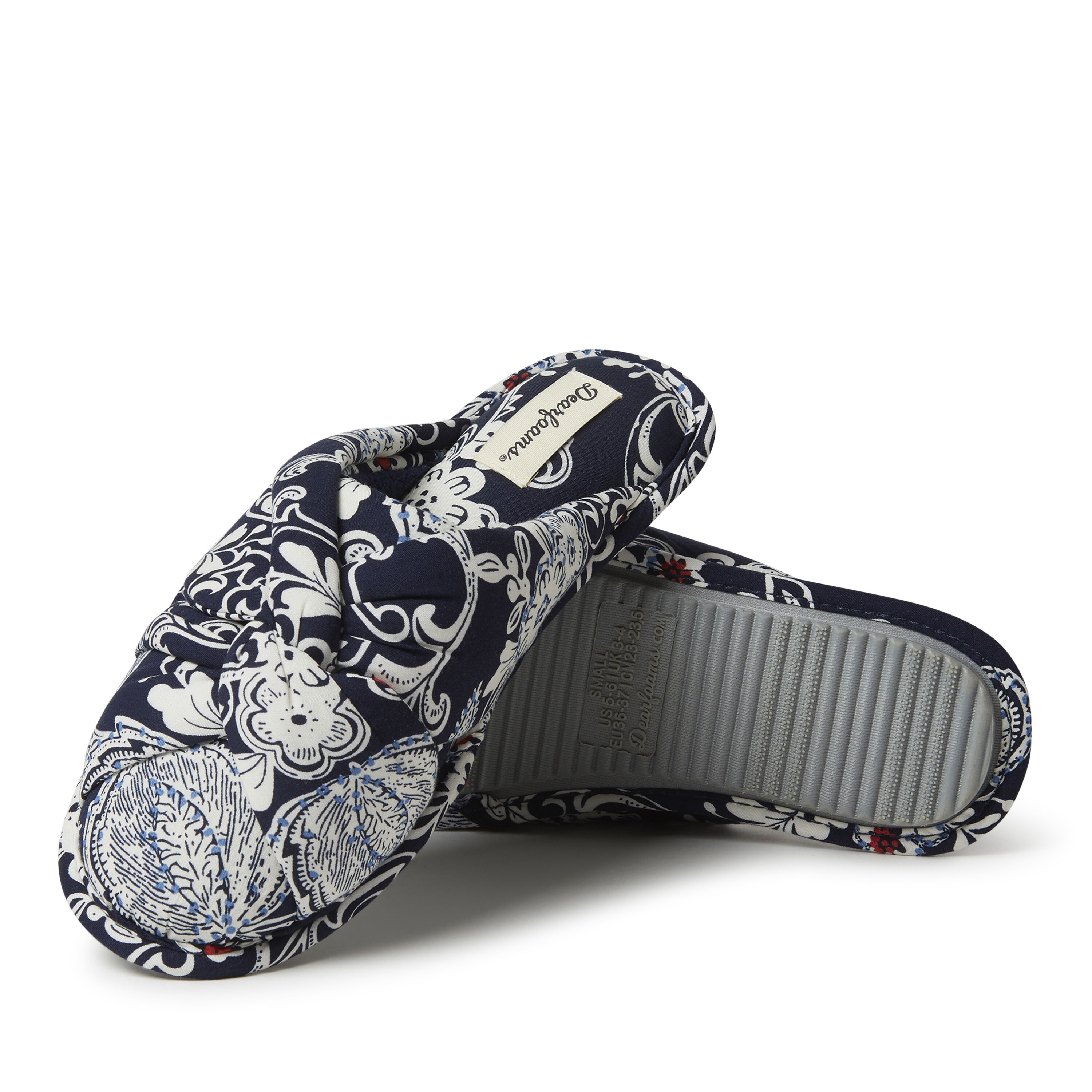 Women's Alexis Paisley Knot Scuff Slipper