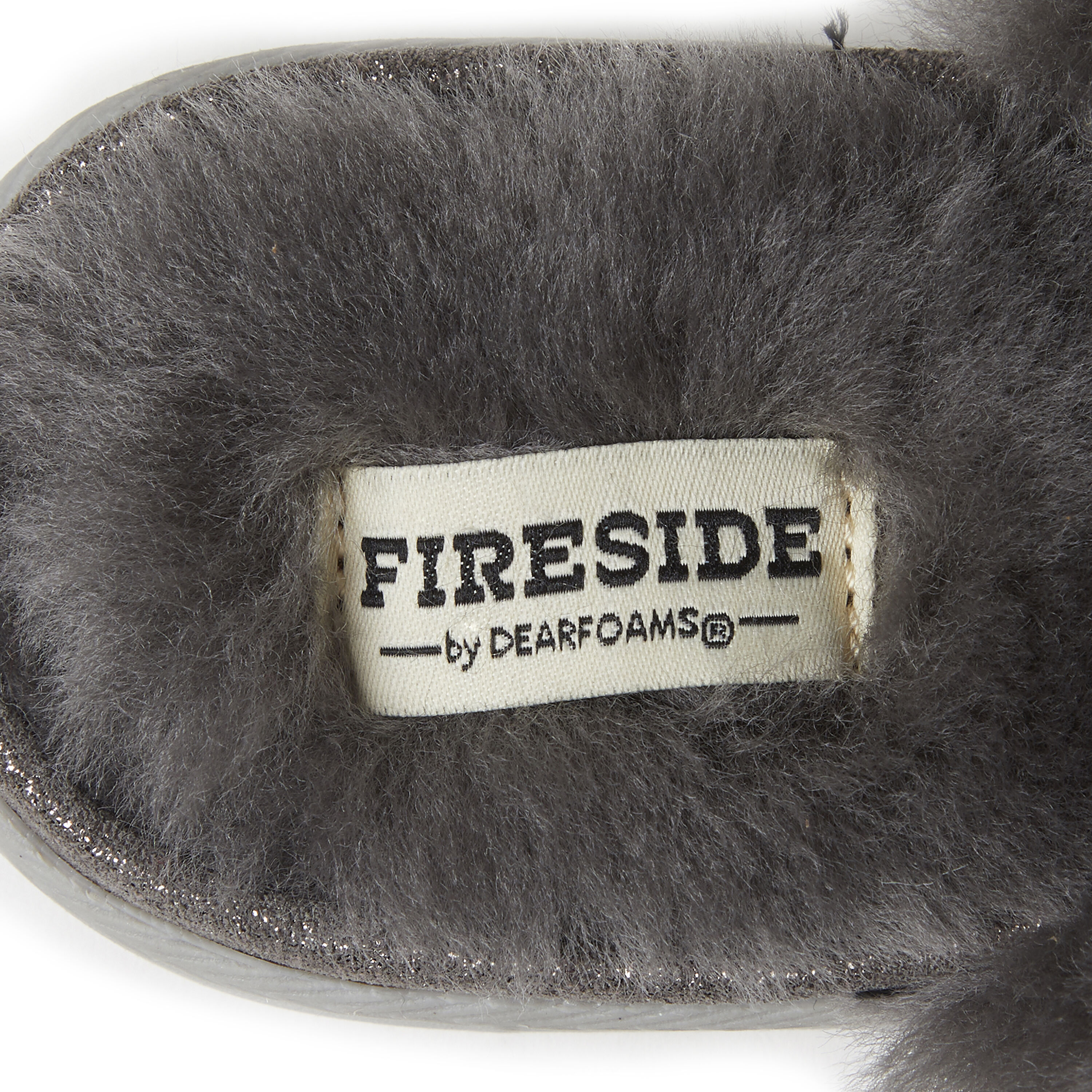 Women s Fireside by Dearfoams Cairns Genuine Shearling Slide