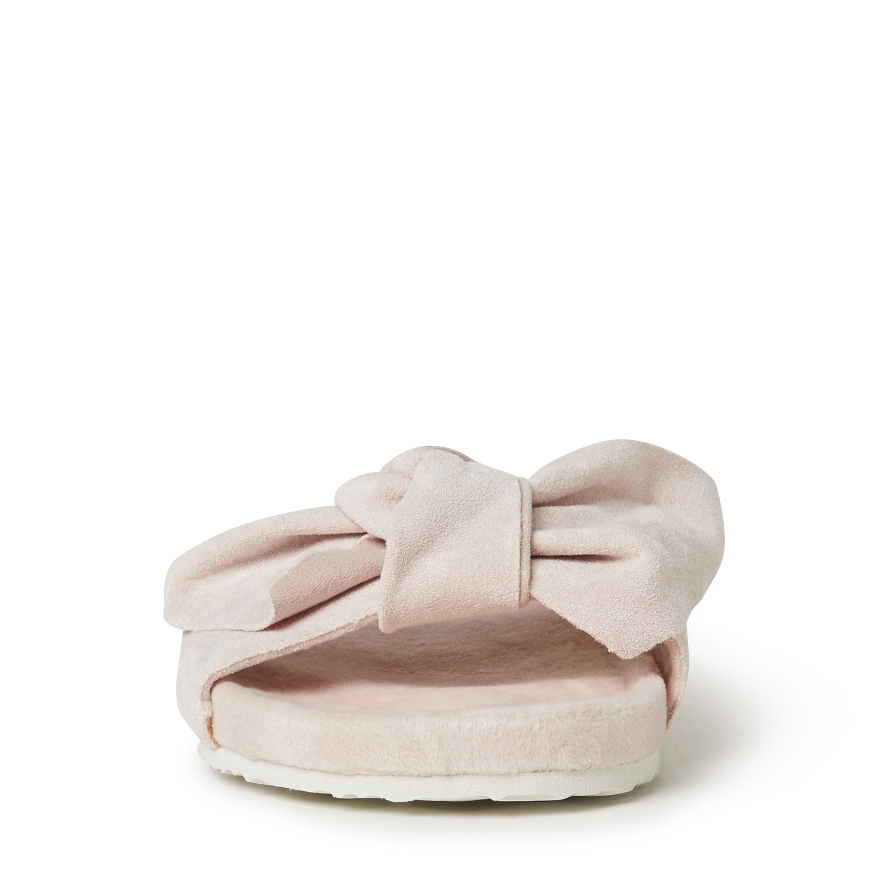 Megan Microsuede Knot Molded Footbed Sandal