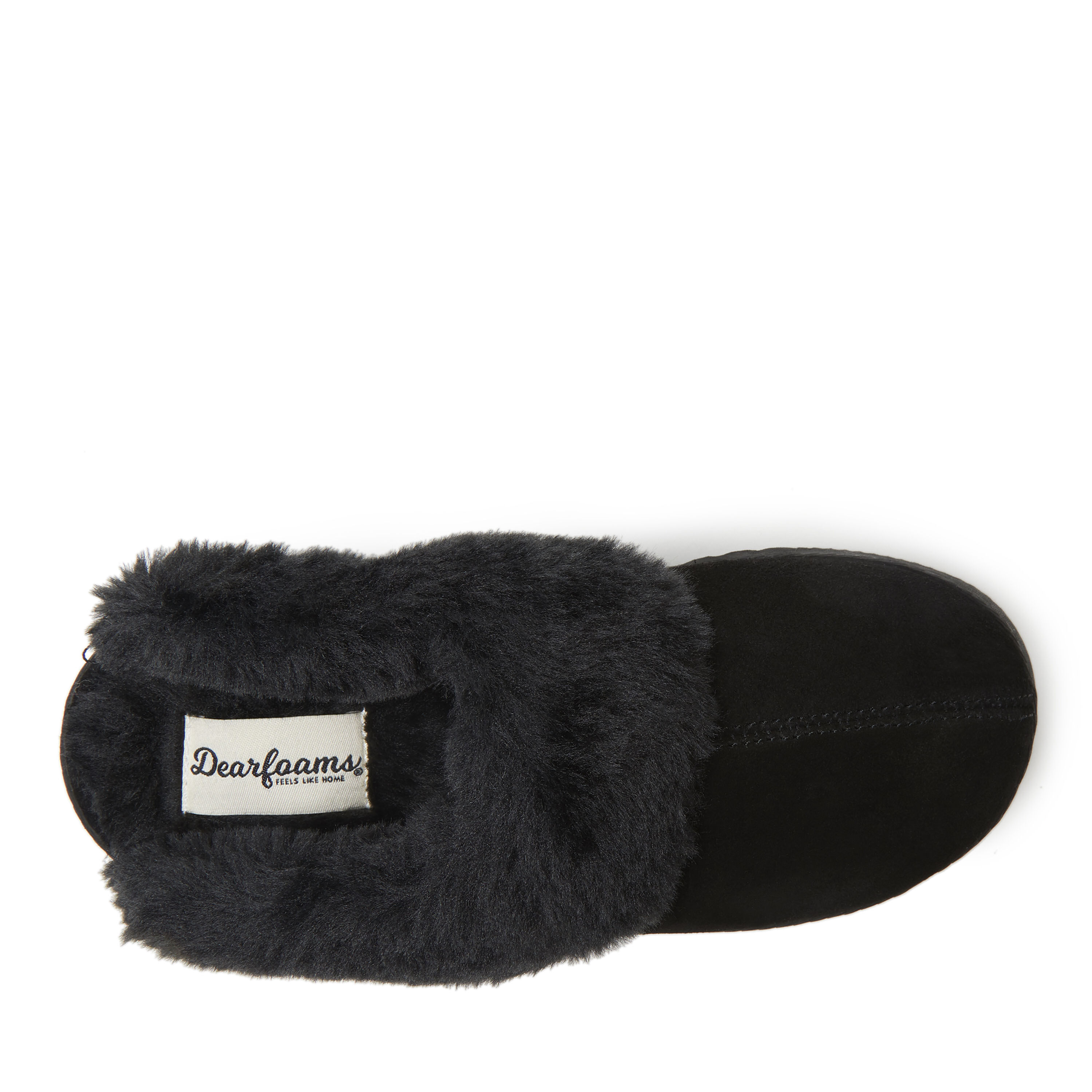 Women's Genuine Suede Closed Toe Scuff Slipper