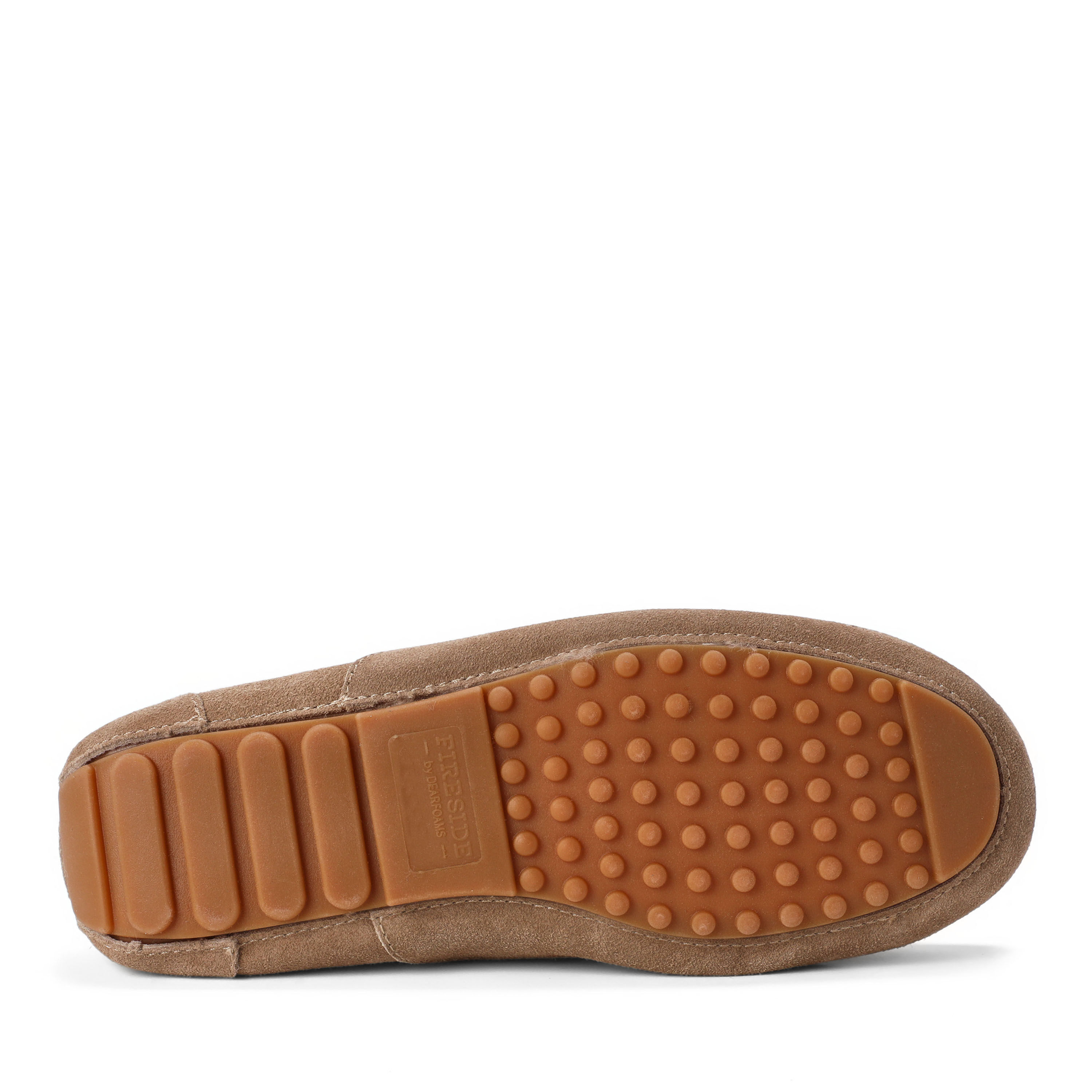 Men's Fireside by Dearfoams Melbourne Genuine Shearling Moccasin Slipper