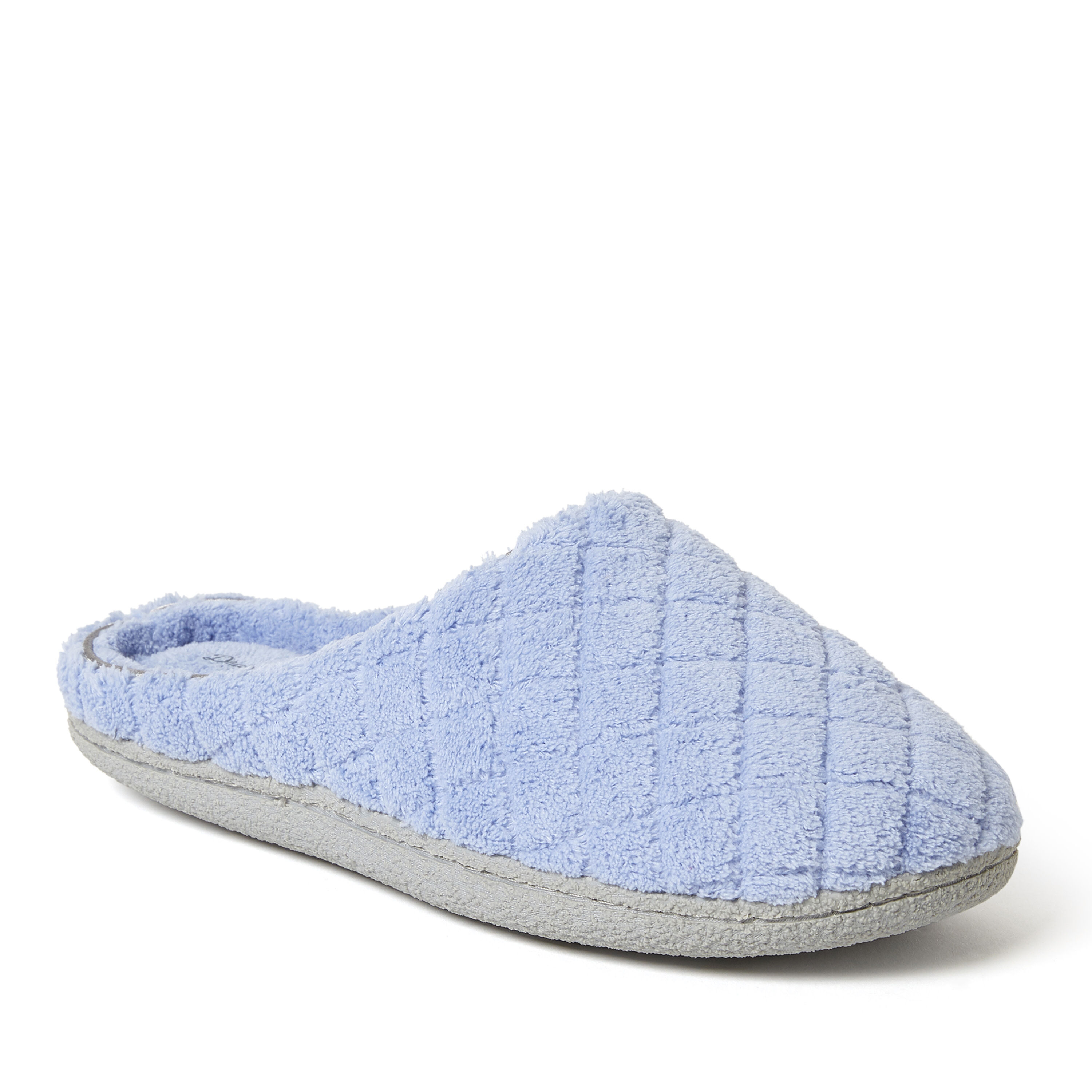 Women's dearfoams leslie quilted terry discount clog slippers