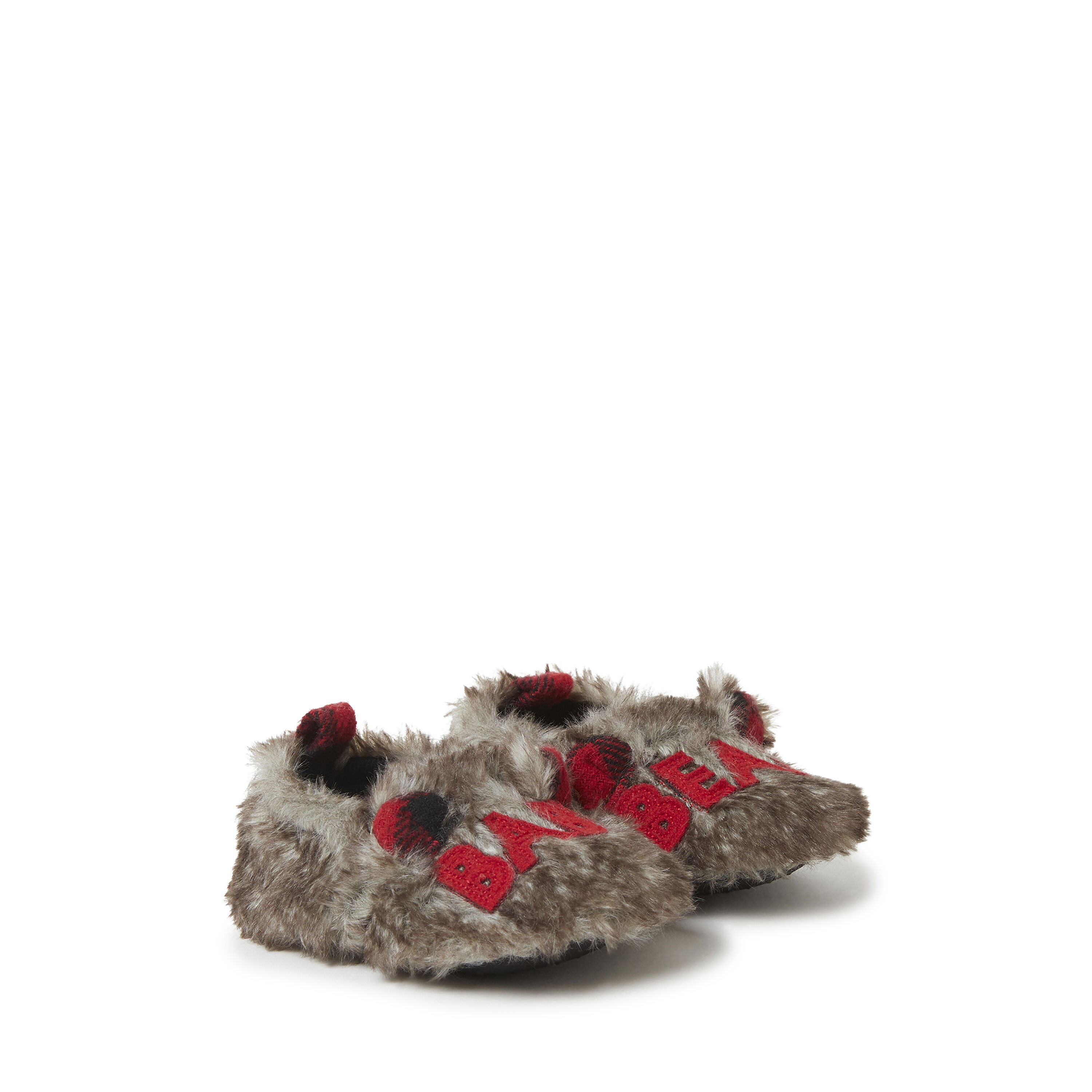 Baby Furry Baby Bear Closed Back Slipper