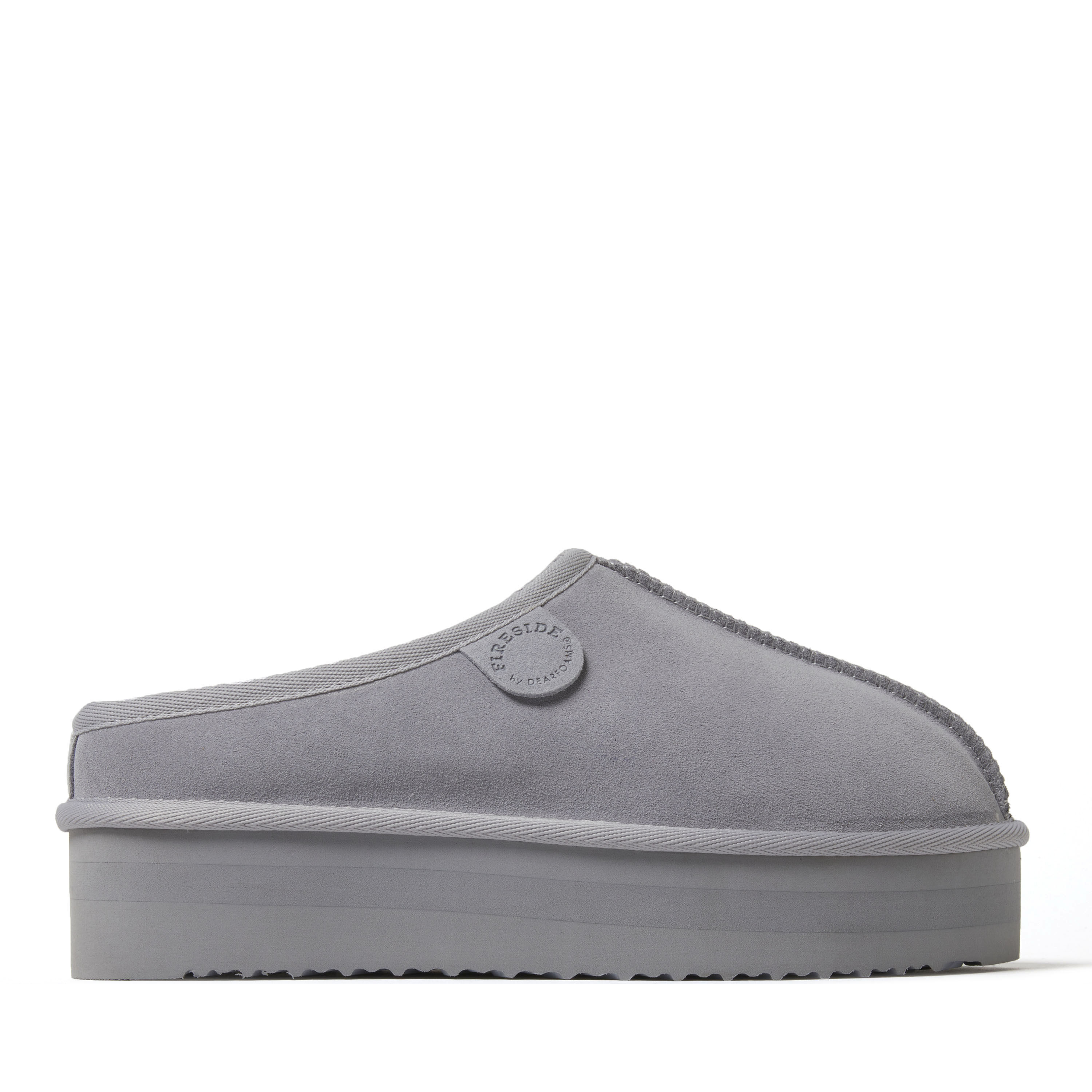 Women's Fireside by Dearfoams Queenstown Platform Genuine Shearling Clog