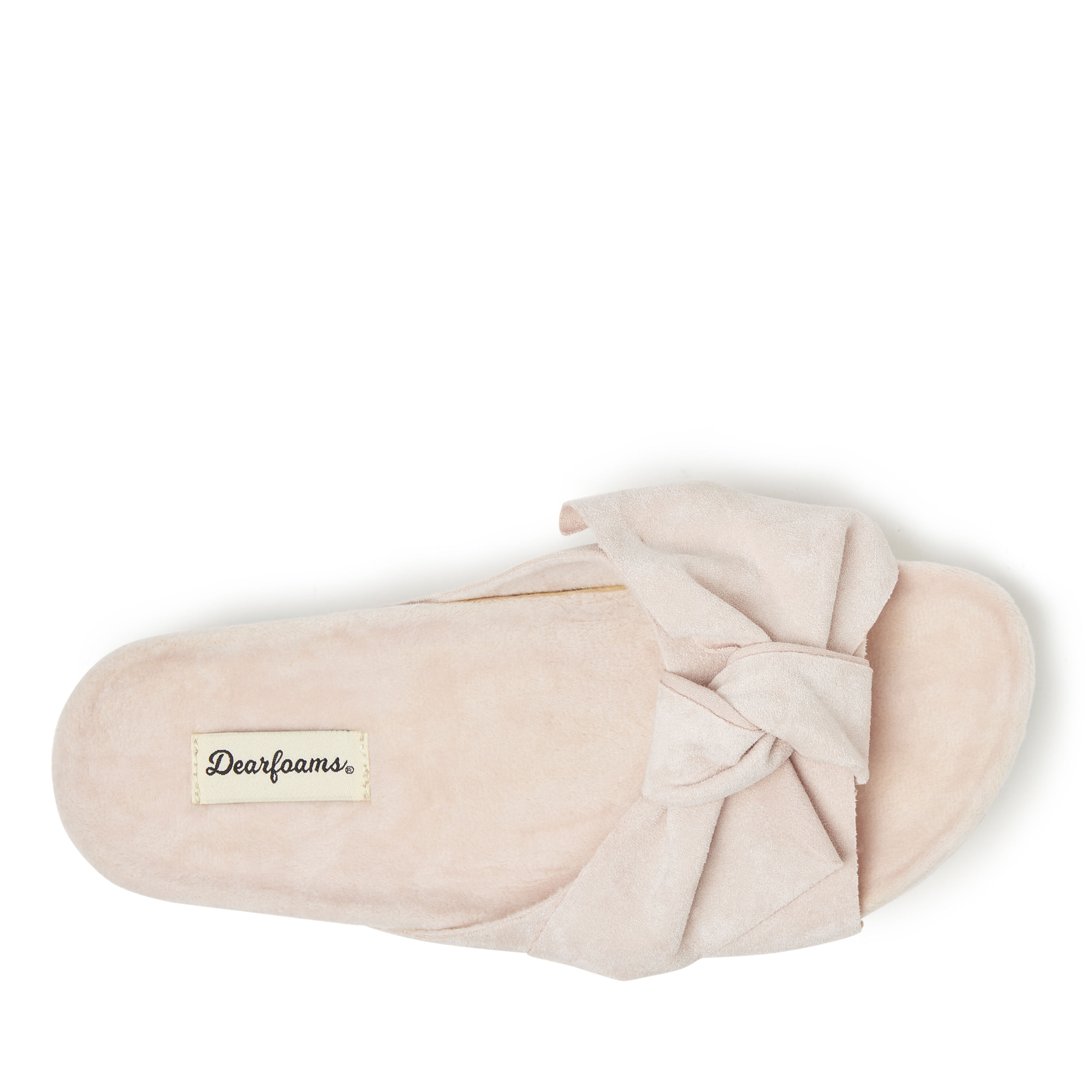 Megan Microsuede Knot Molded Footbed Sandal