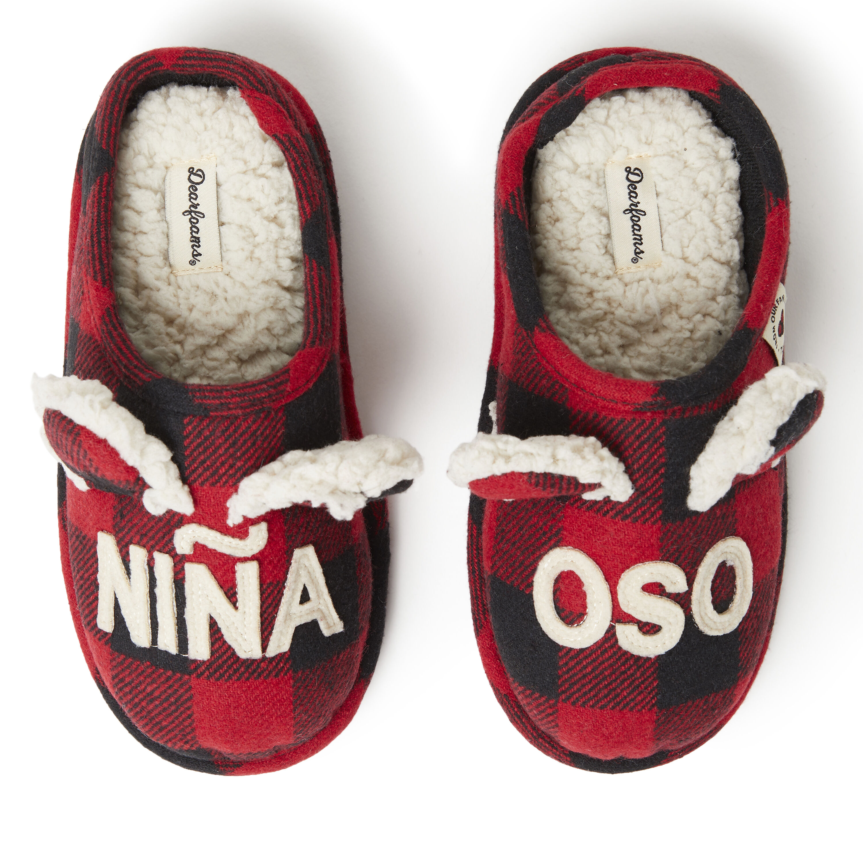 Kids Nina Oso Buffalo Check Clog Slipper