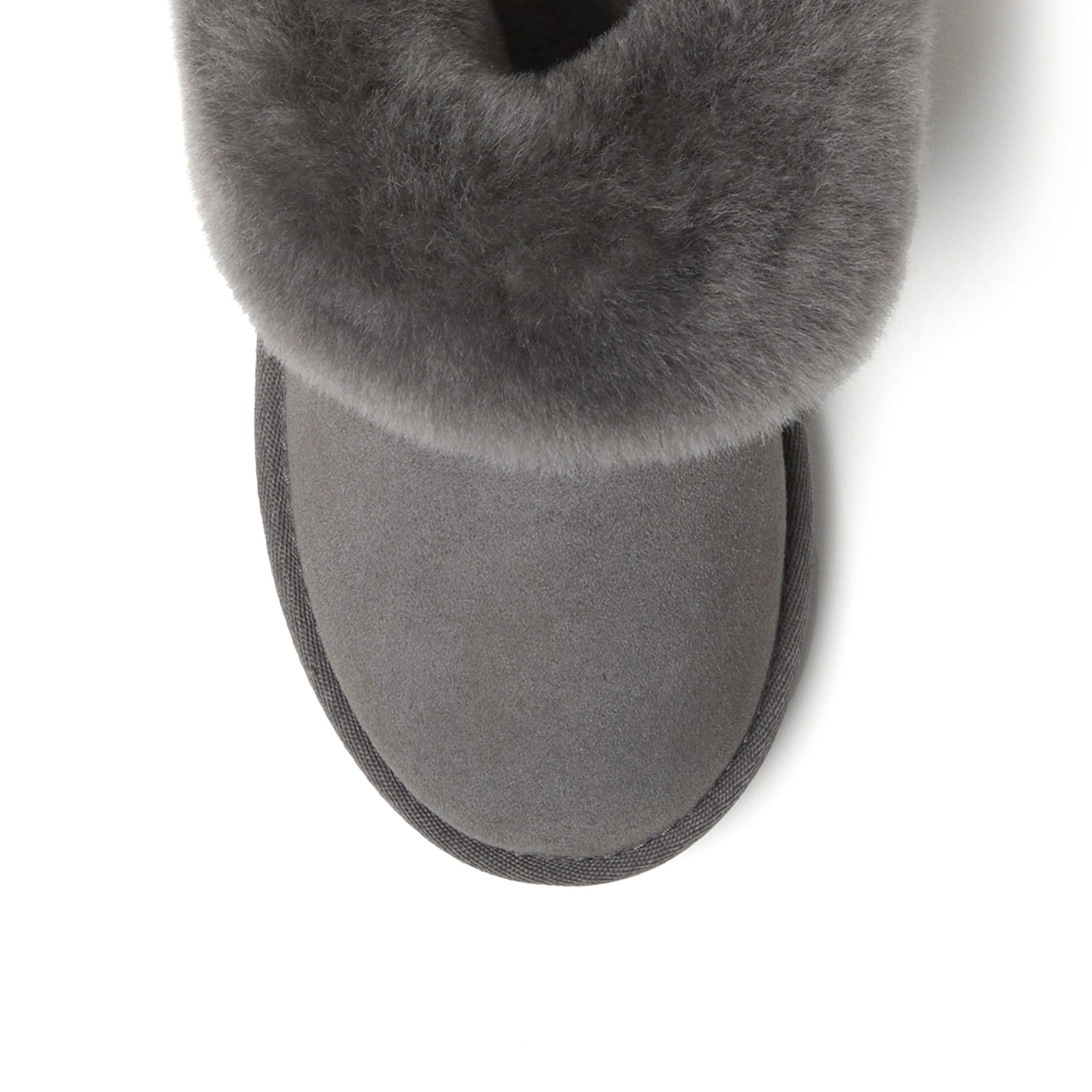 Women's Fireside by Dearfoams Perth Genuine Shearling Foldover Boot Slipper