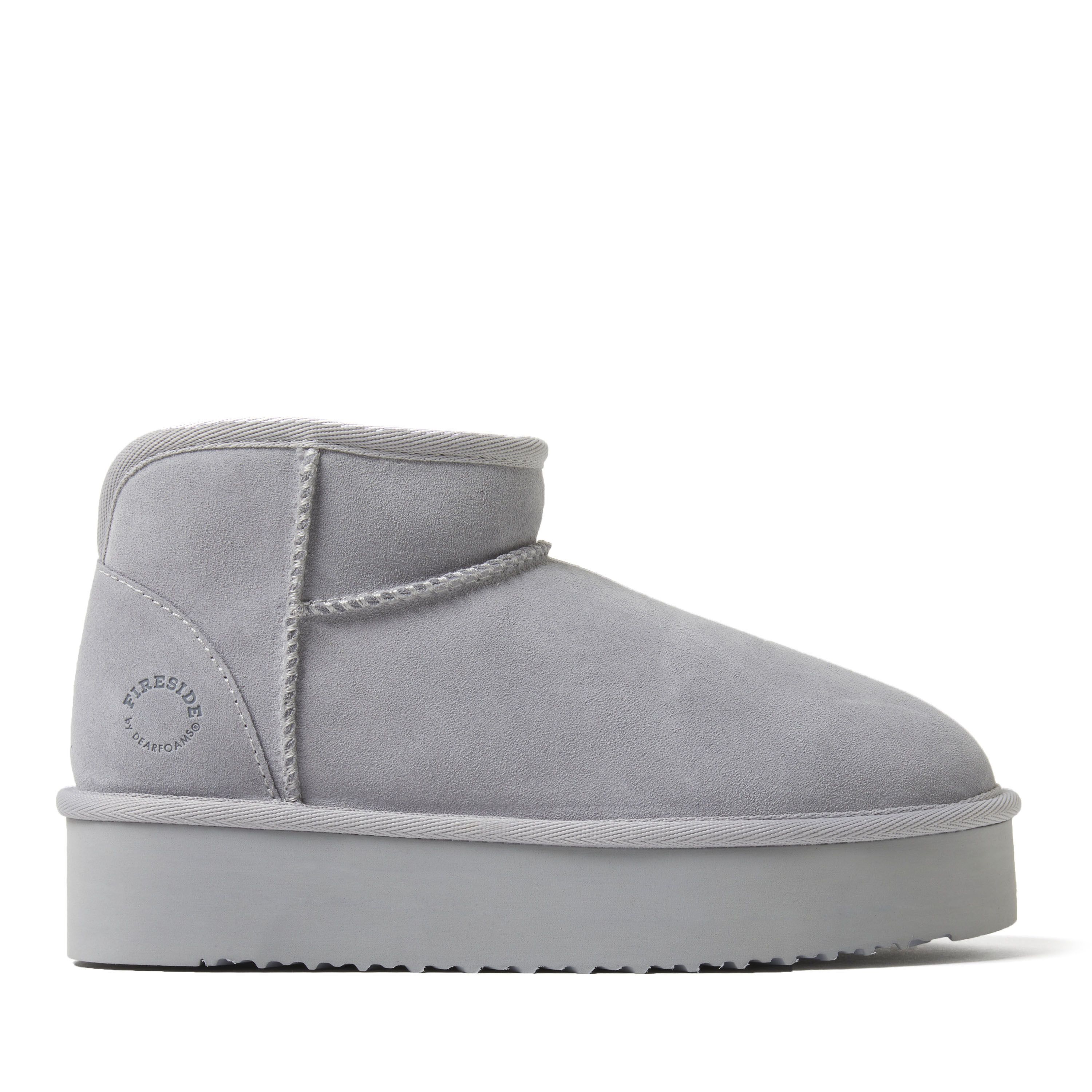 Women's Fireside by Dearfoams Kingston Genuine Shearling Platform Bootie