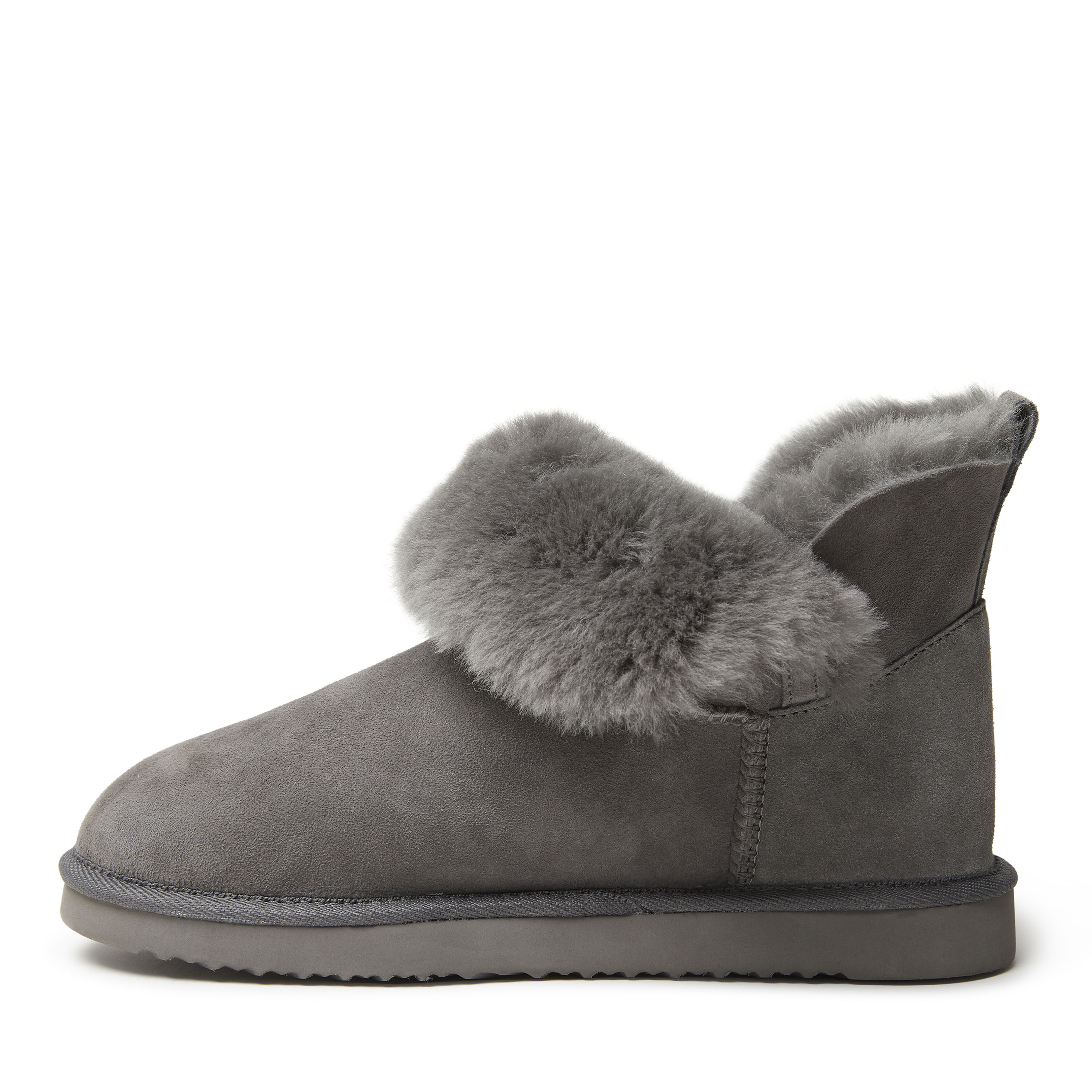Women s Fireside by Dearfoams Perth Genuine Shearling Foldover Boot Slipper