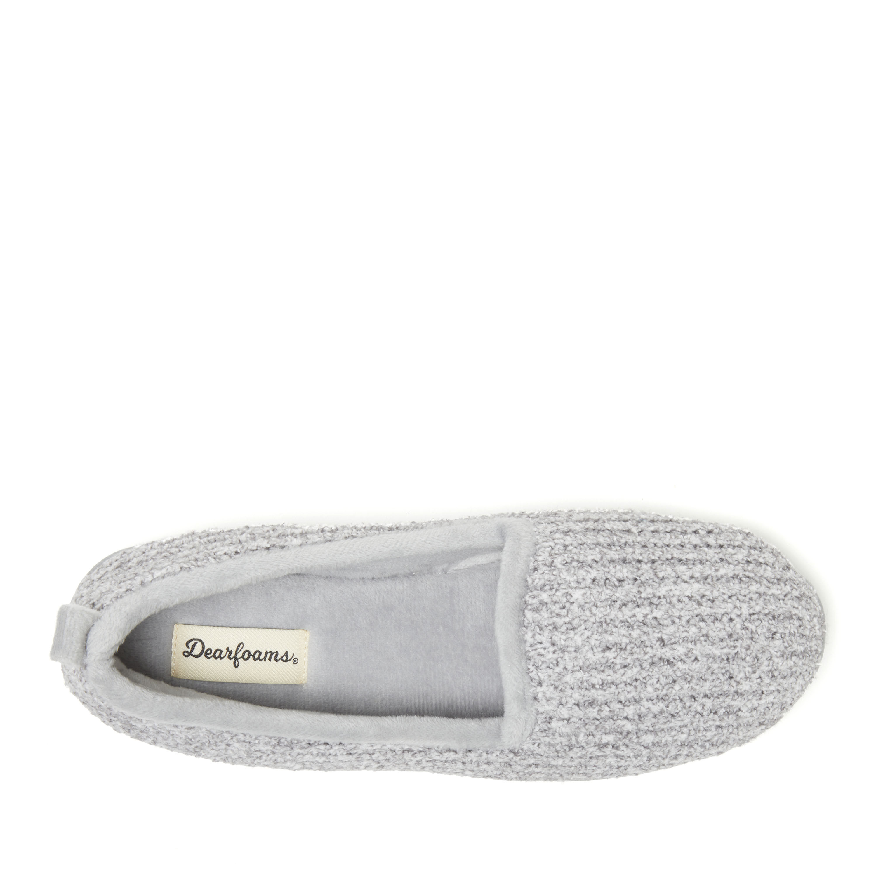 Women's dearfoams chenille closed back slippers sales