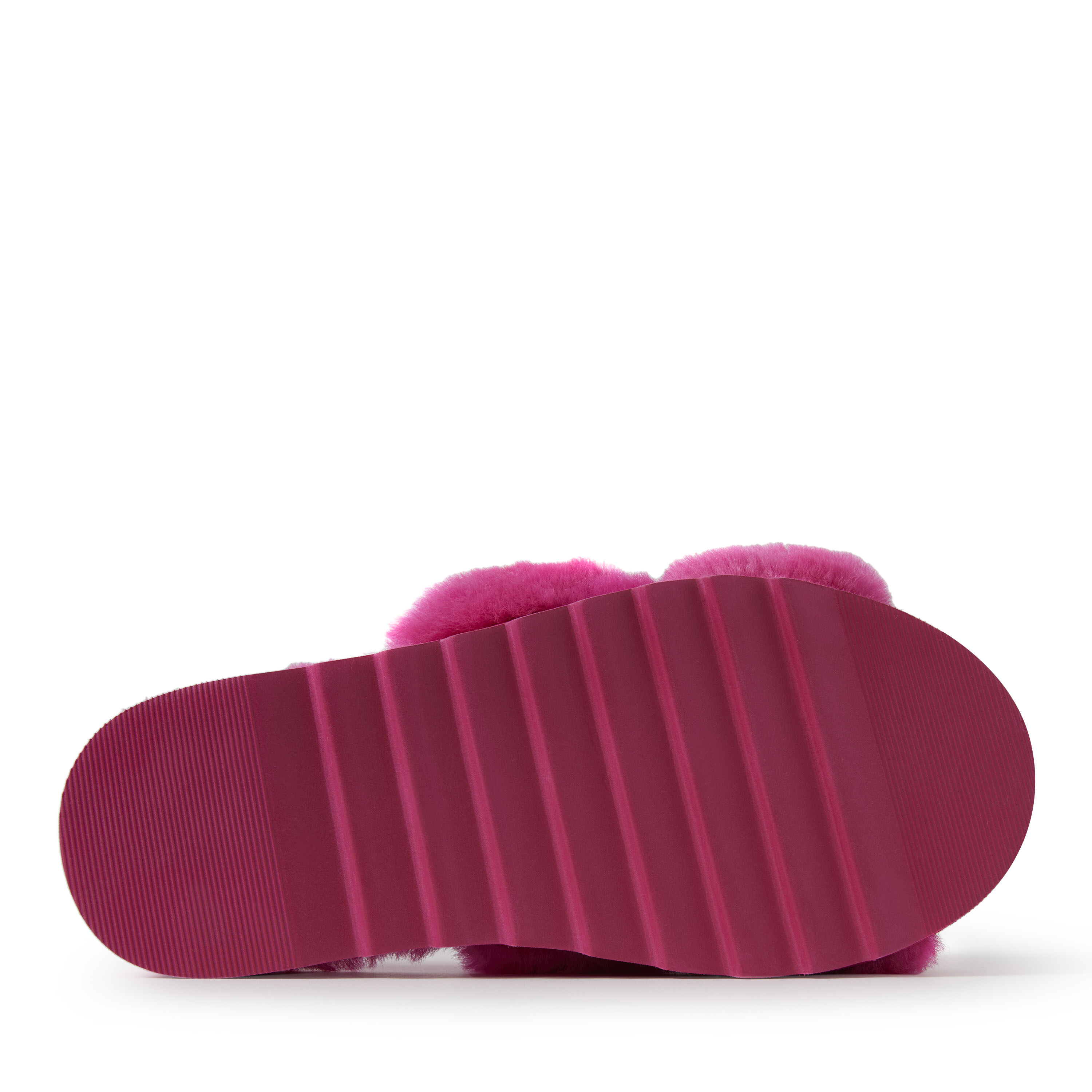 Women's Fireside by Dearfoams Benalla Shearling Double Band Slide