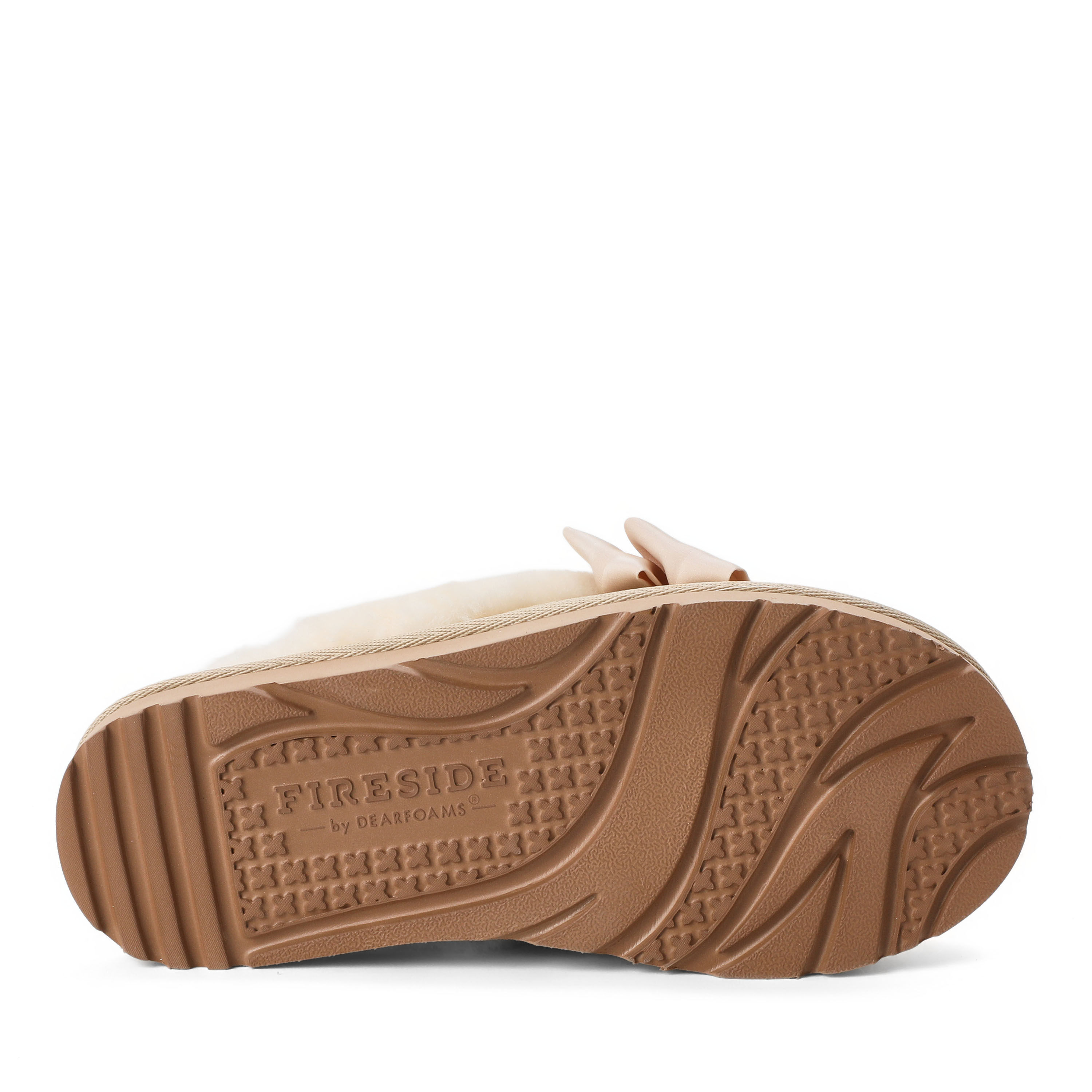 Women's Sydney Dream Bow Genuine Shearling Scuff