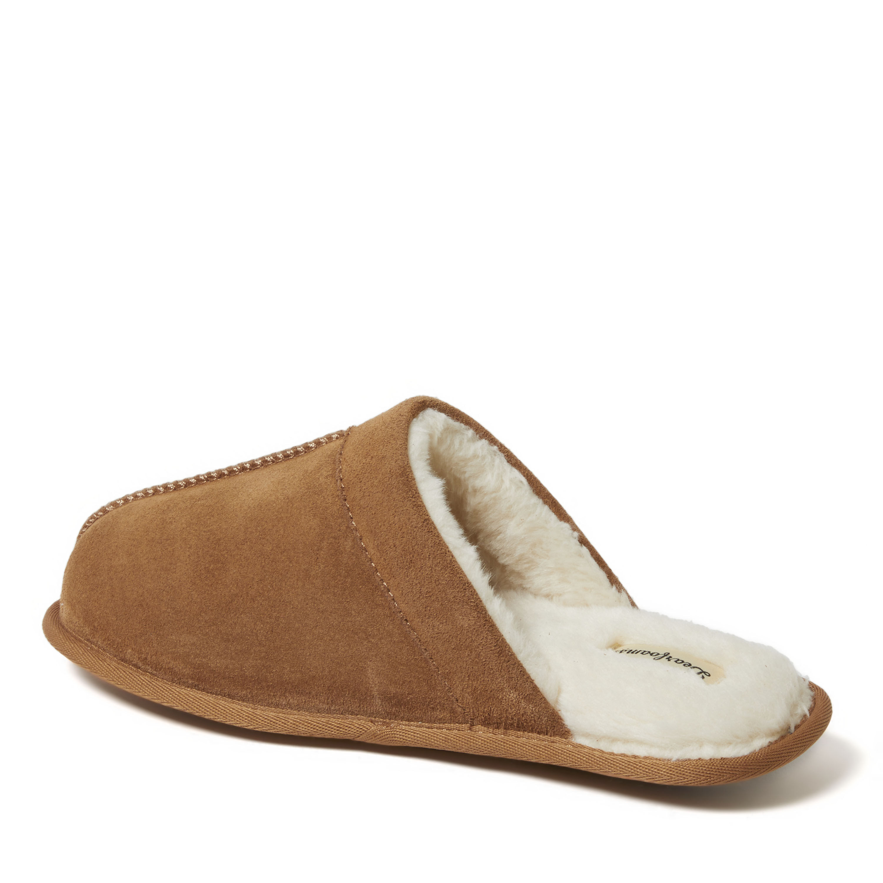 Men's Kirk Genuine Suede Scuff With Prayer Seam