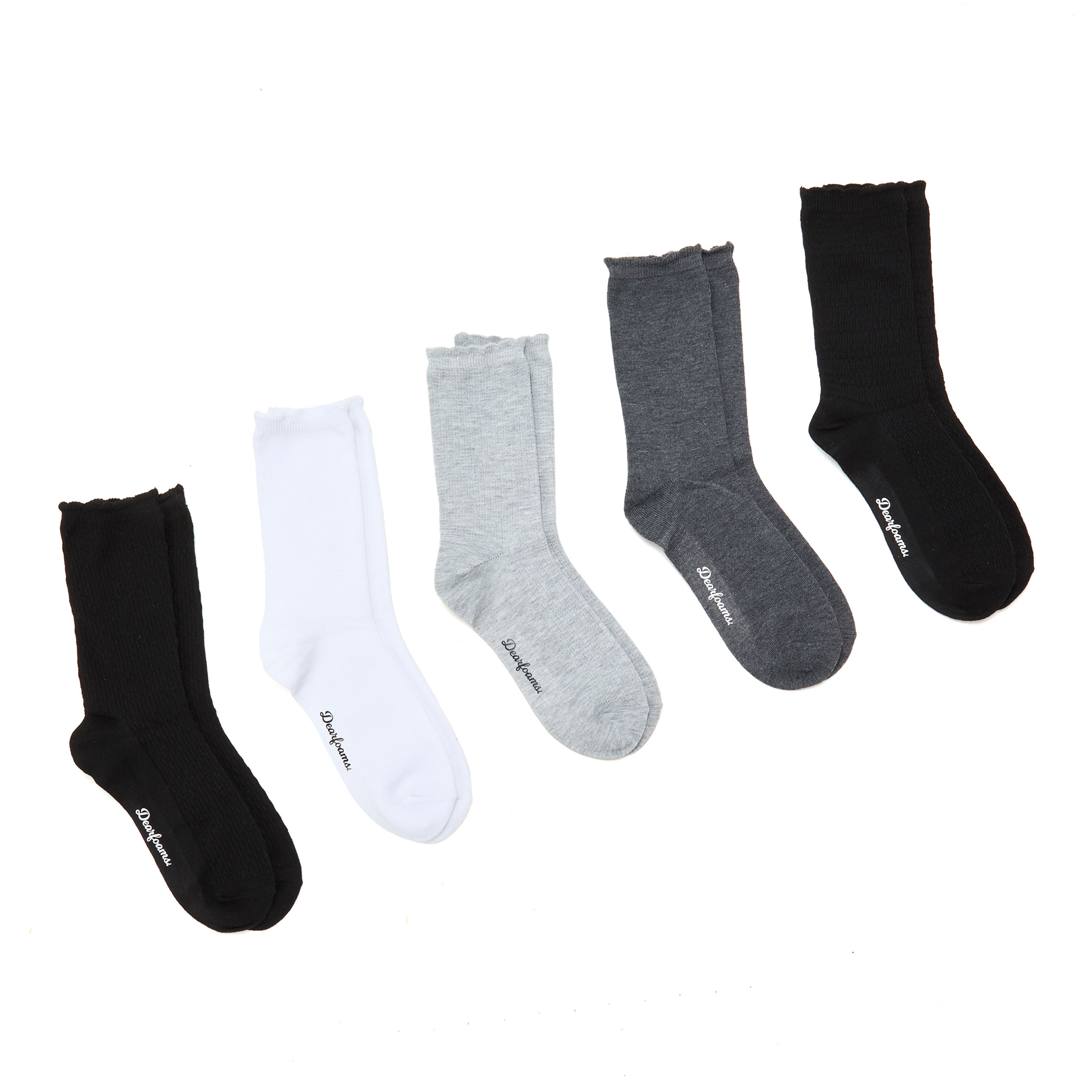 Women's Crew Socks 5 Pack