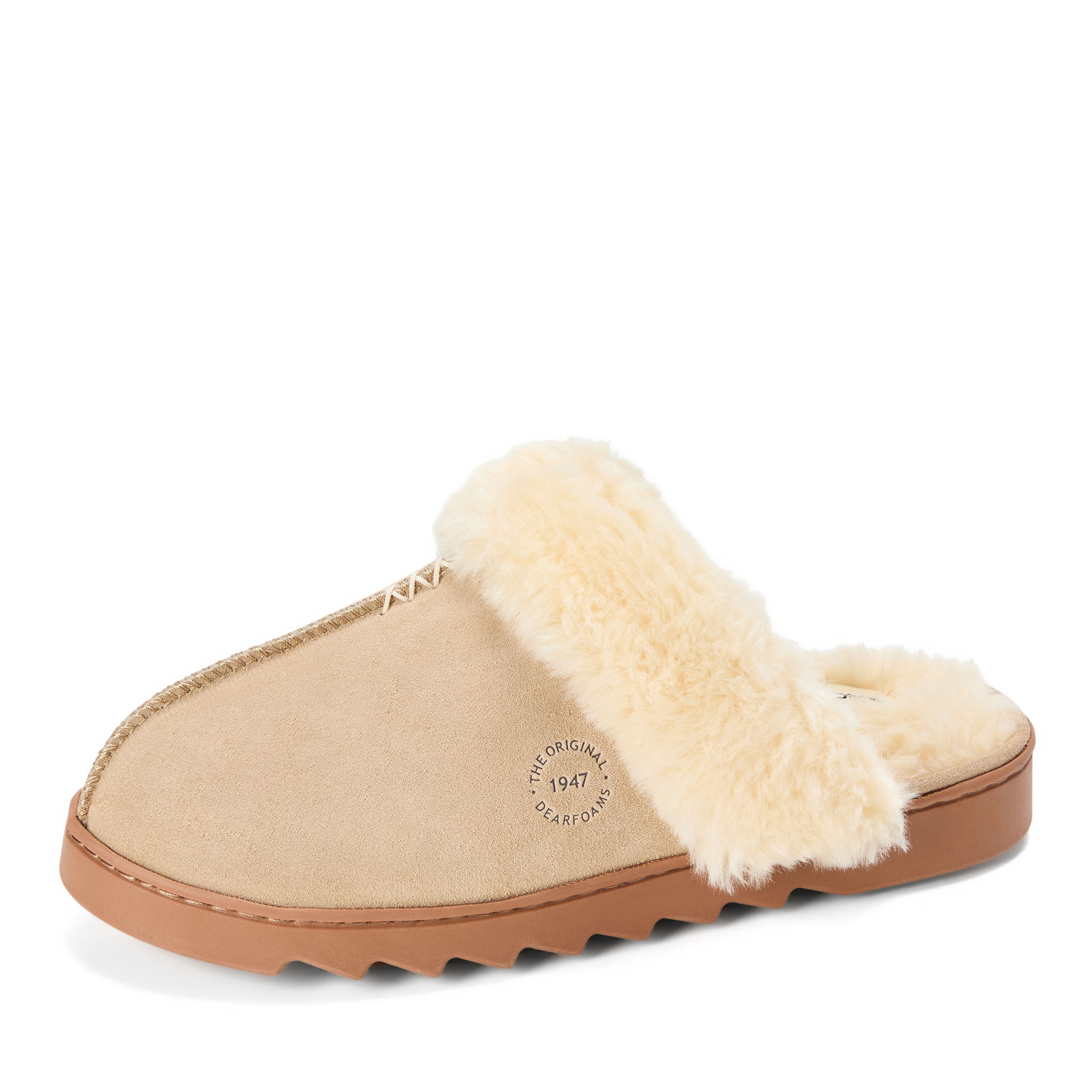Women's Helena Genuine Suede Scuff With Prayer Seam