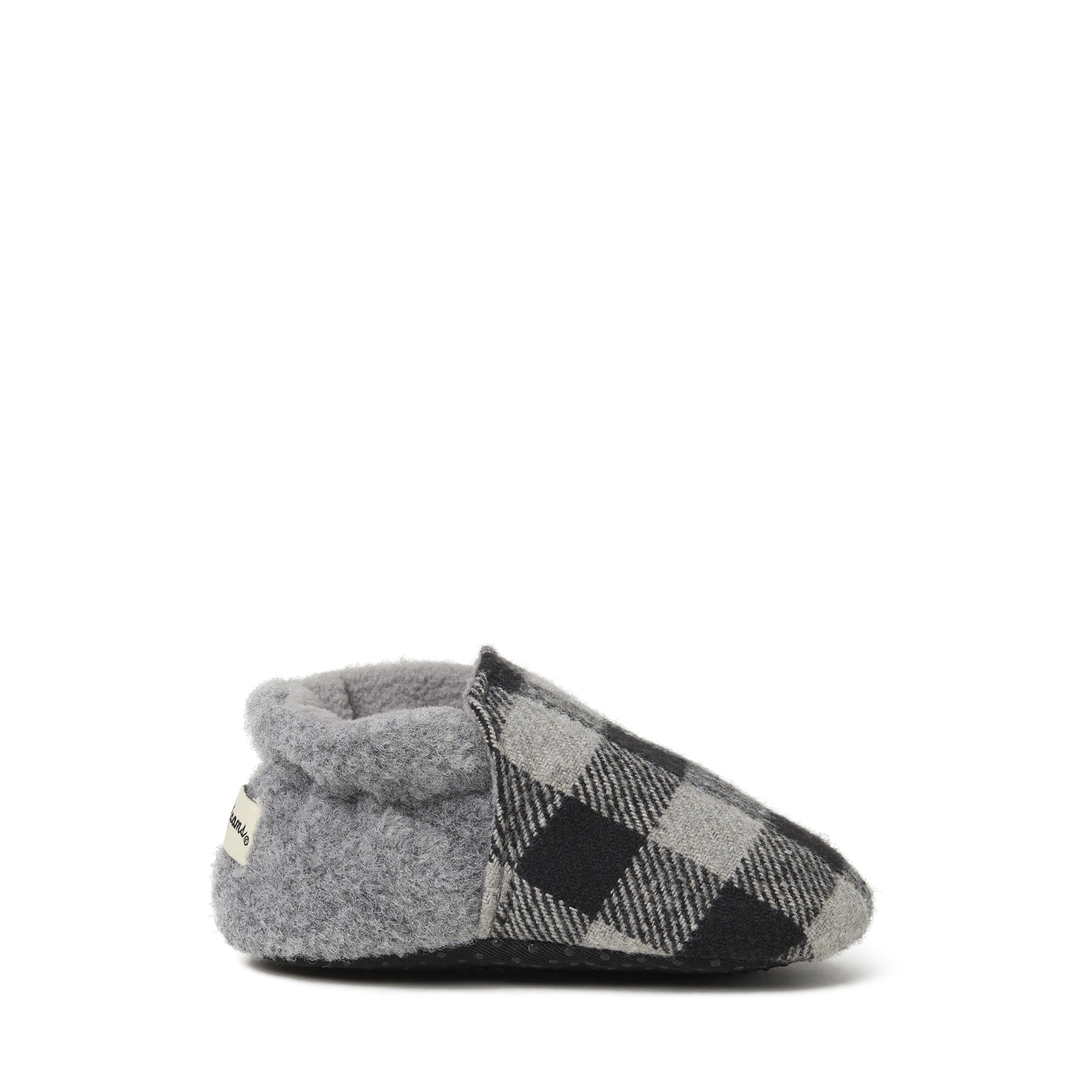 Baby Emerson Woven Plaid Closed Back Slipper