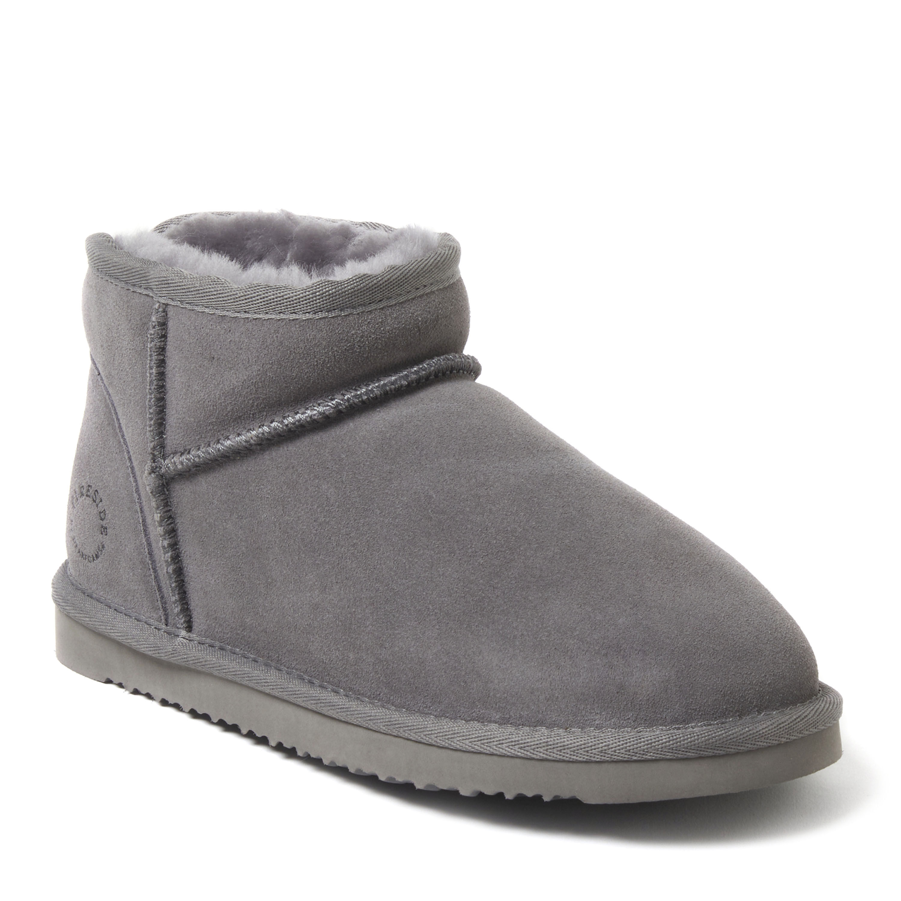 Women s Fireside by Dearfoams Riverland Genuine Shearling Micro