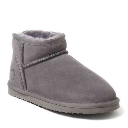 Women's Fireside by Dearfoams Riverland Genuine Shearling Micro Bootie
